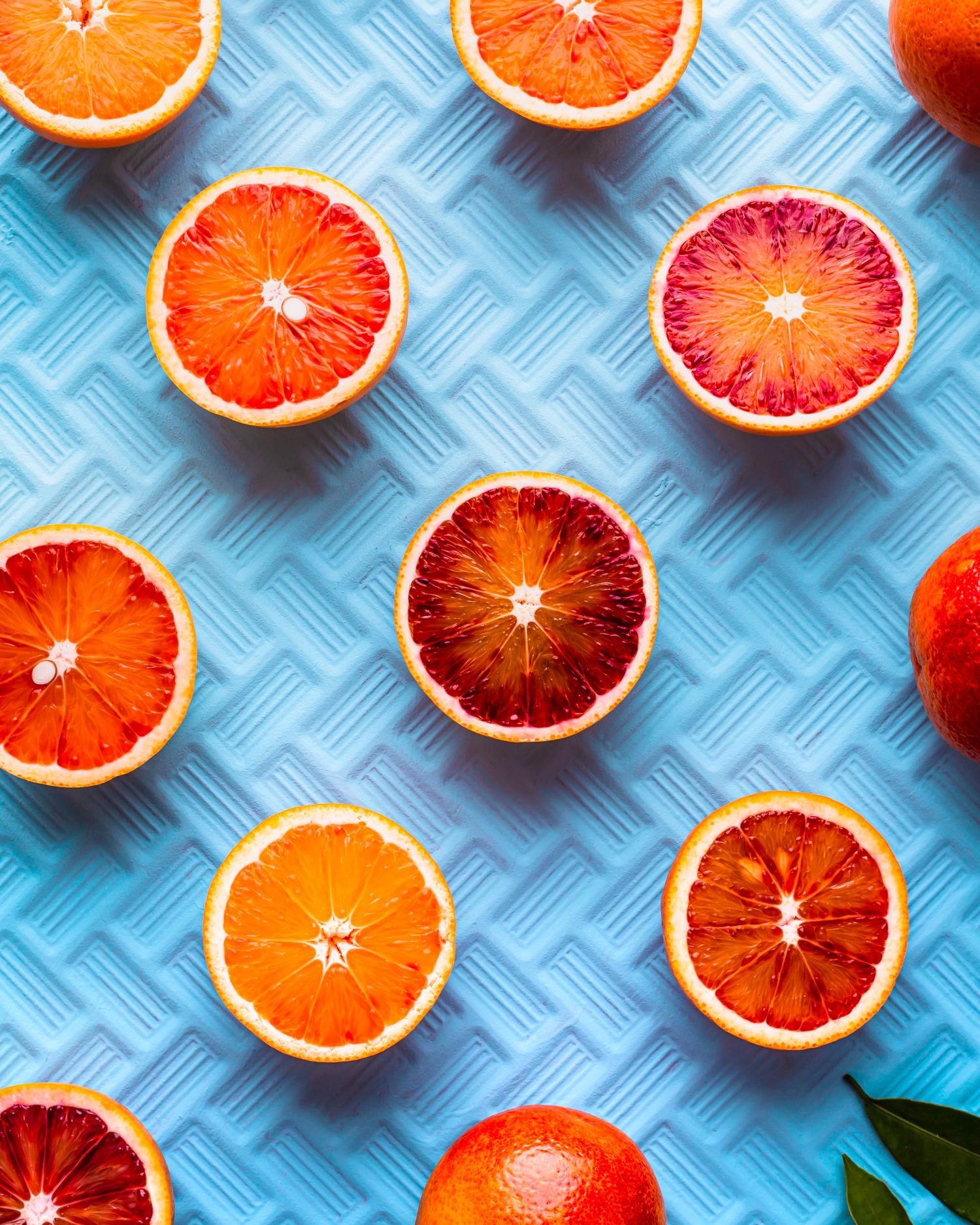 Blood orange still life pattern food photography - Nancy Anne - food photography - professional food photographer