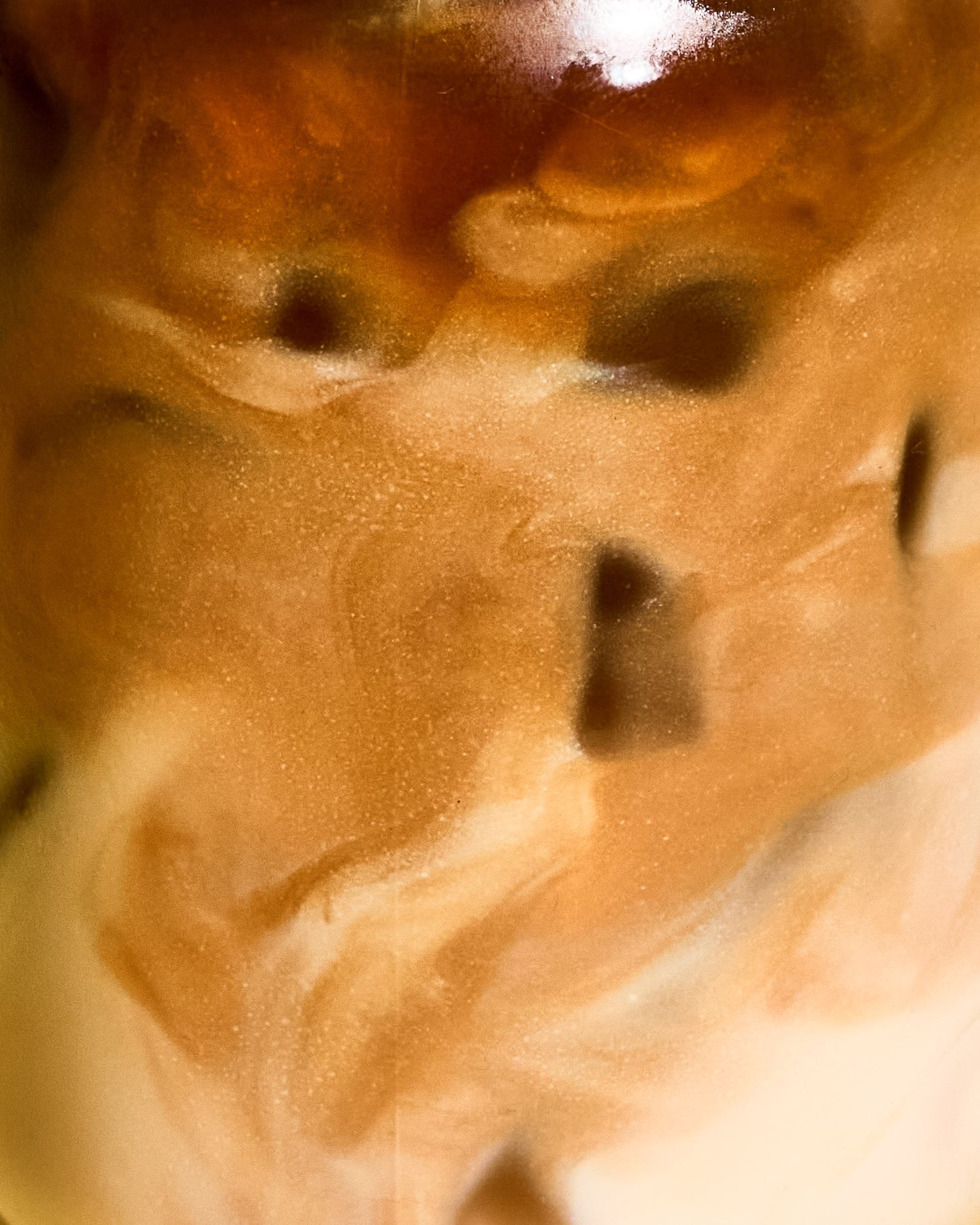 Iced coffee macro photography - Oatier oat milk - plant based product drink photography - Nancy Anne - drink photographer London