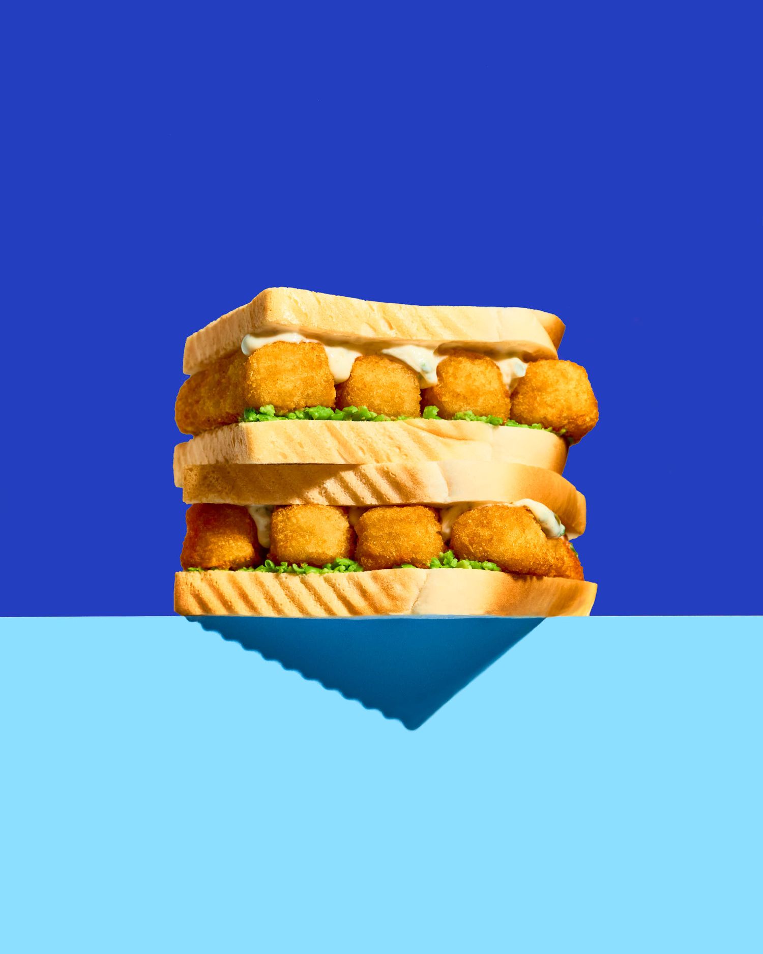 Fish finger sandwich food photography - Nancy Anne Photography - Food, drink and still life photographer