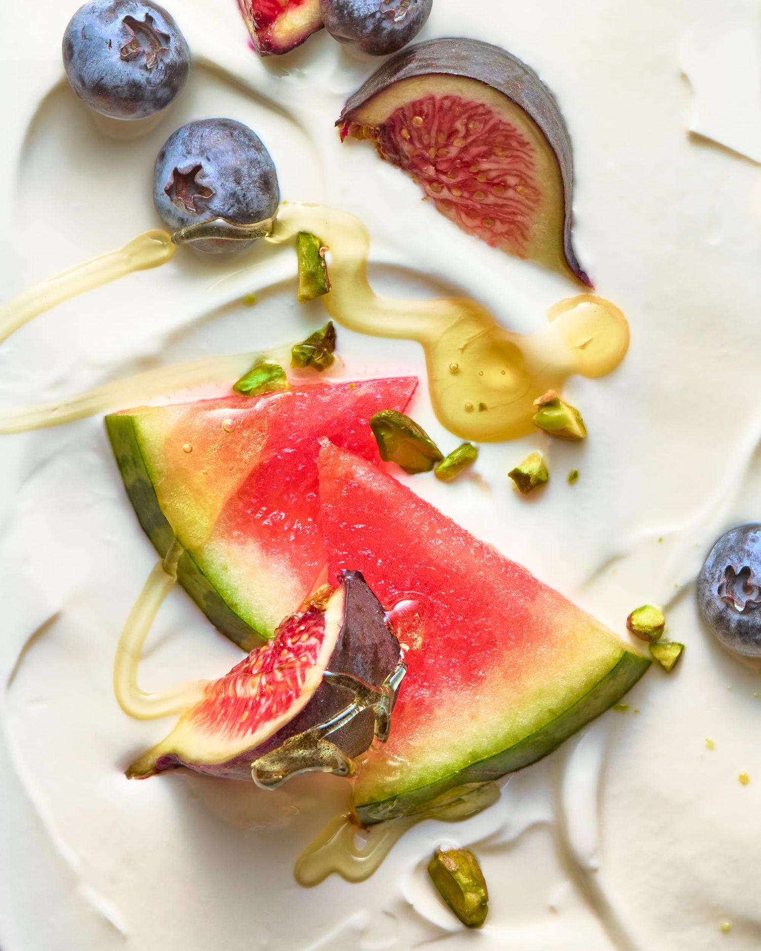 Greek yoghurt and fruit breakfast photography - Nancy Anne Photography - Food, drink and still life photographer