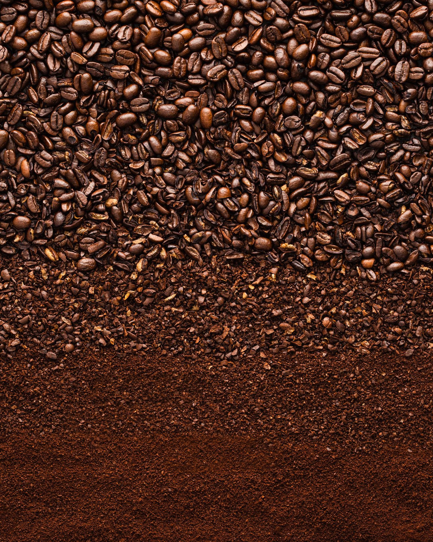 Ground coffee beans still life photography - food and drink photography - Nancy Anne - creative commercial food photographer