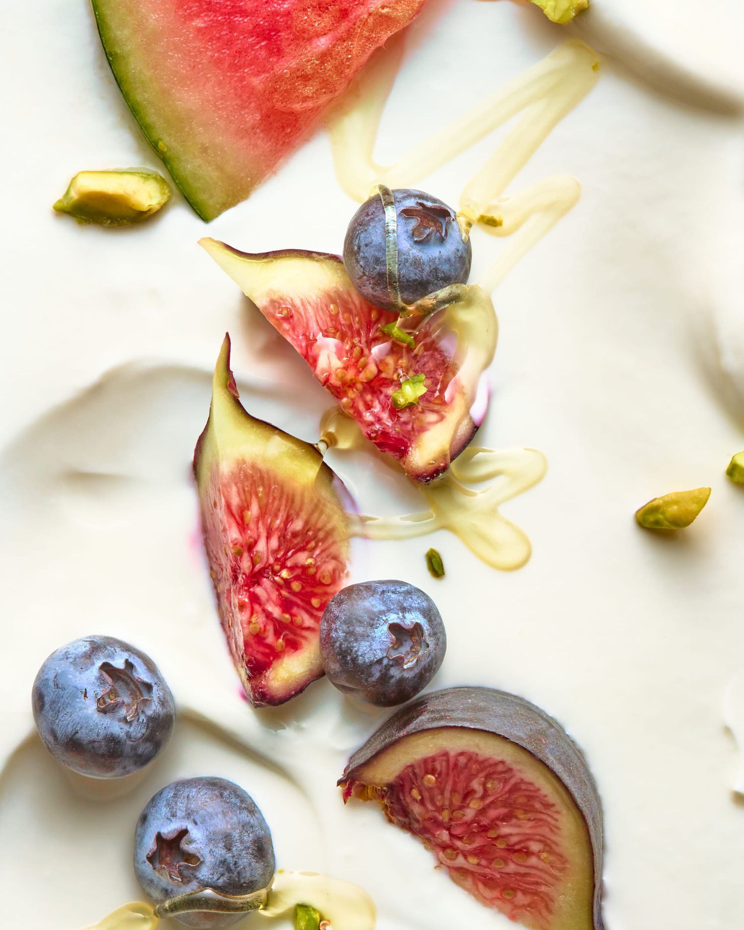 Greek yoghurt and fruit breakfast photography - Nancy Anne Photography - Food, drink and still life photographer