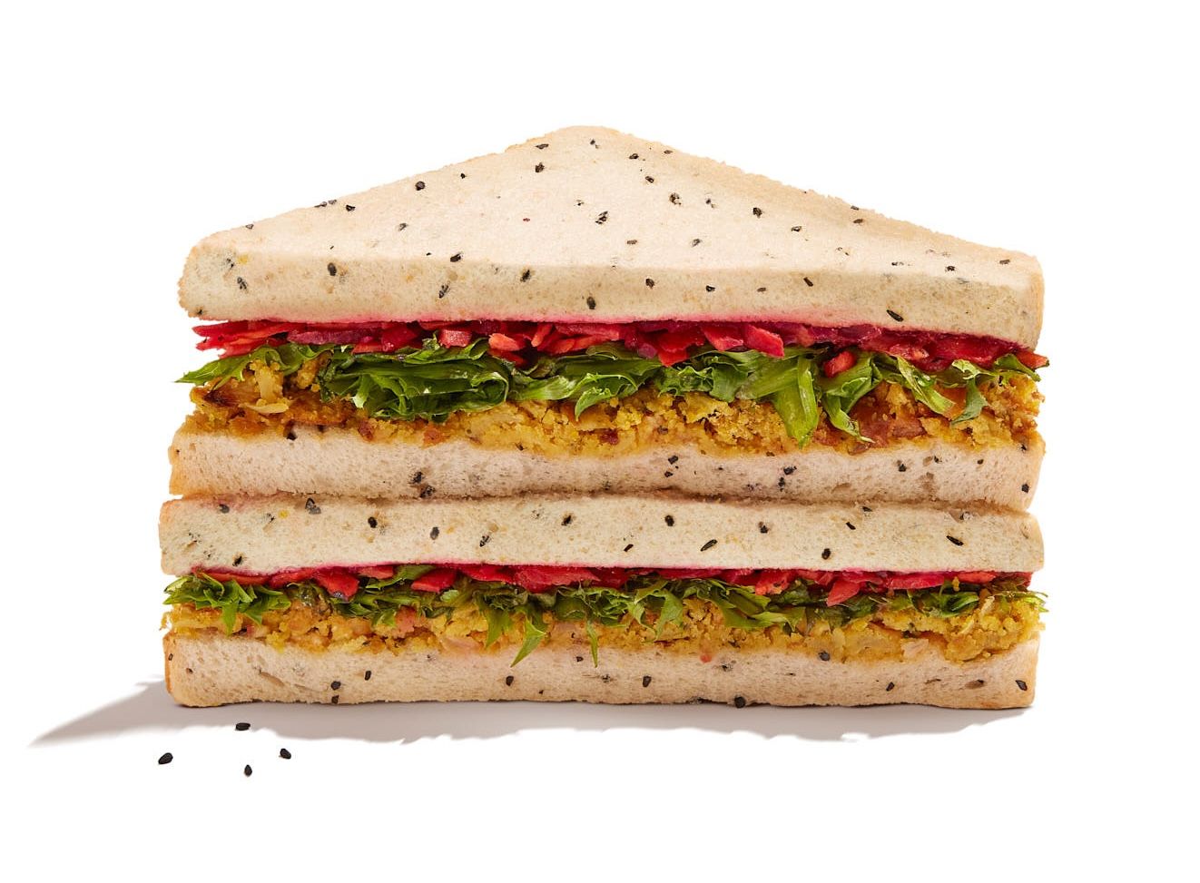 Onion bhaji sandwich - Coop supermarket meal deal advertising photography - Nancy Anne - food and drink photographer