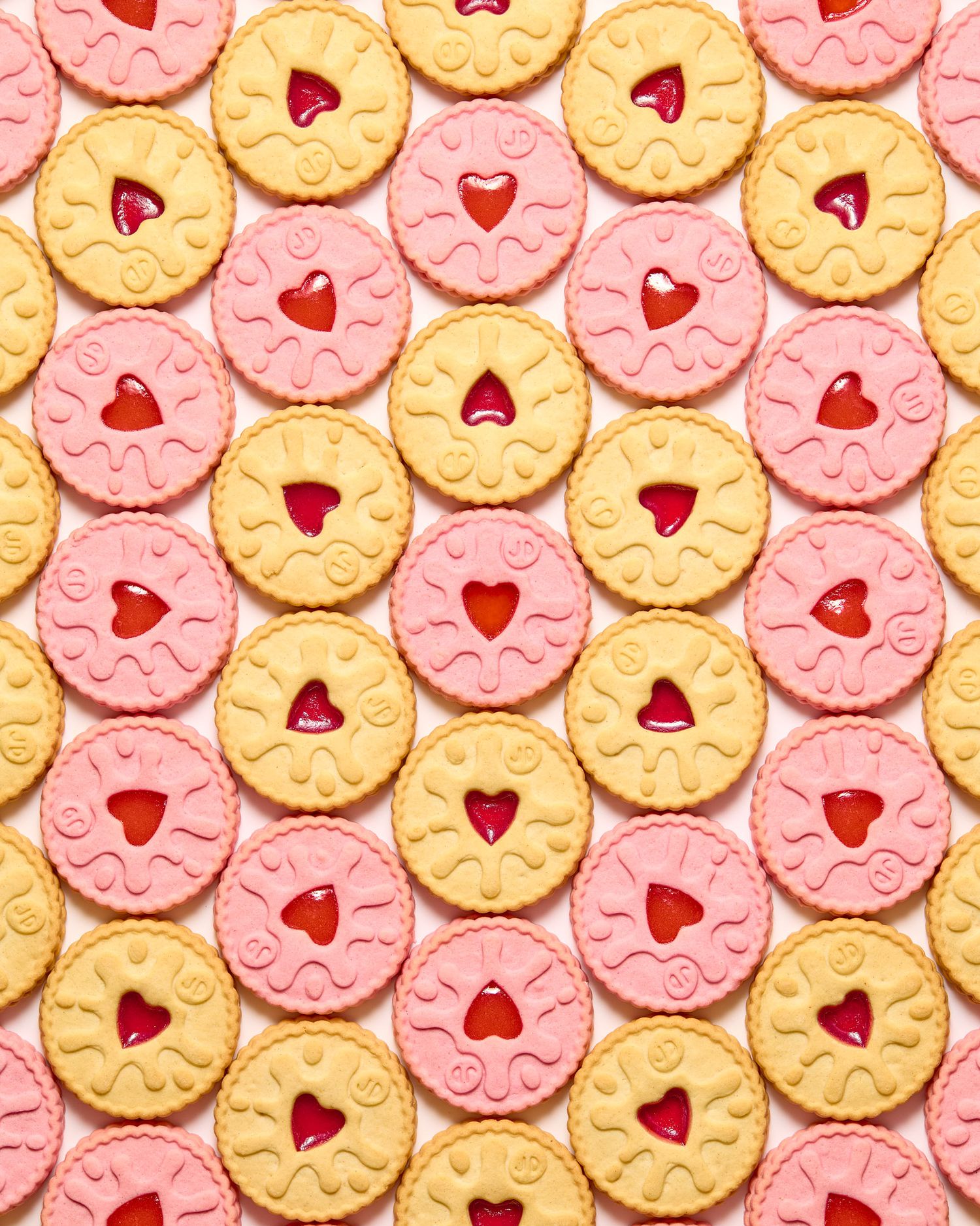 Jammie Dodgers biscuits photography - food photography - Nancy Anne - food and drink photographer London