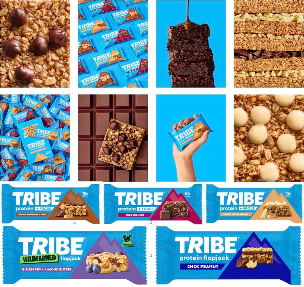 Tribe protein energy bars photography by Nancy Anne - product photography case study - product photographer London