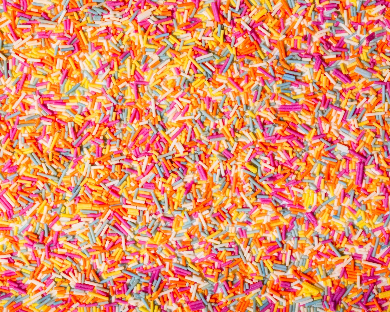 Rainbow colour sprinkles - creative candy photography - Nancy Anne - food photographer London