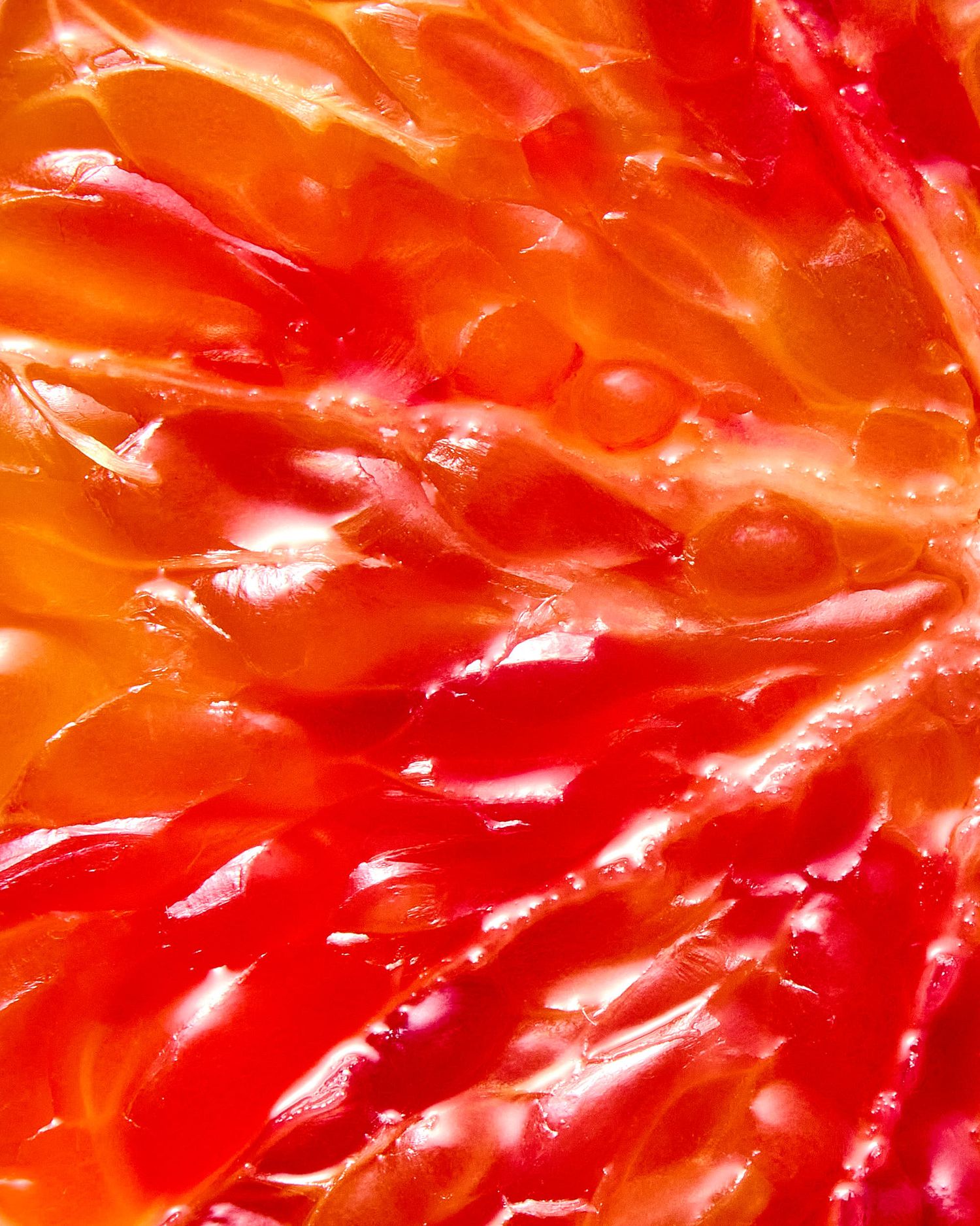 Blood orange macro food photography - creative fruit photography - Nancy Anne - colourful food and drink photographer