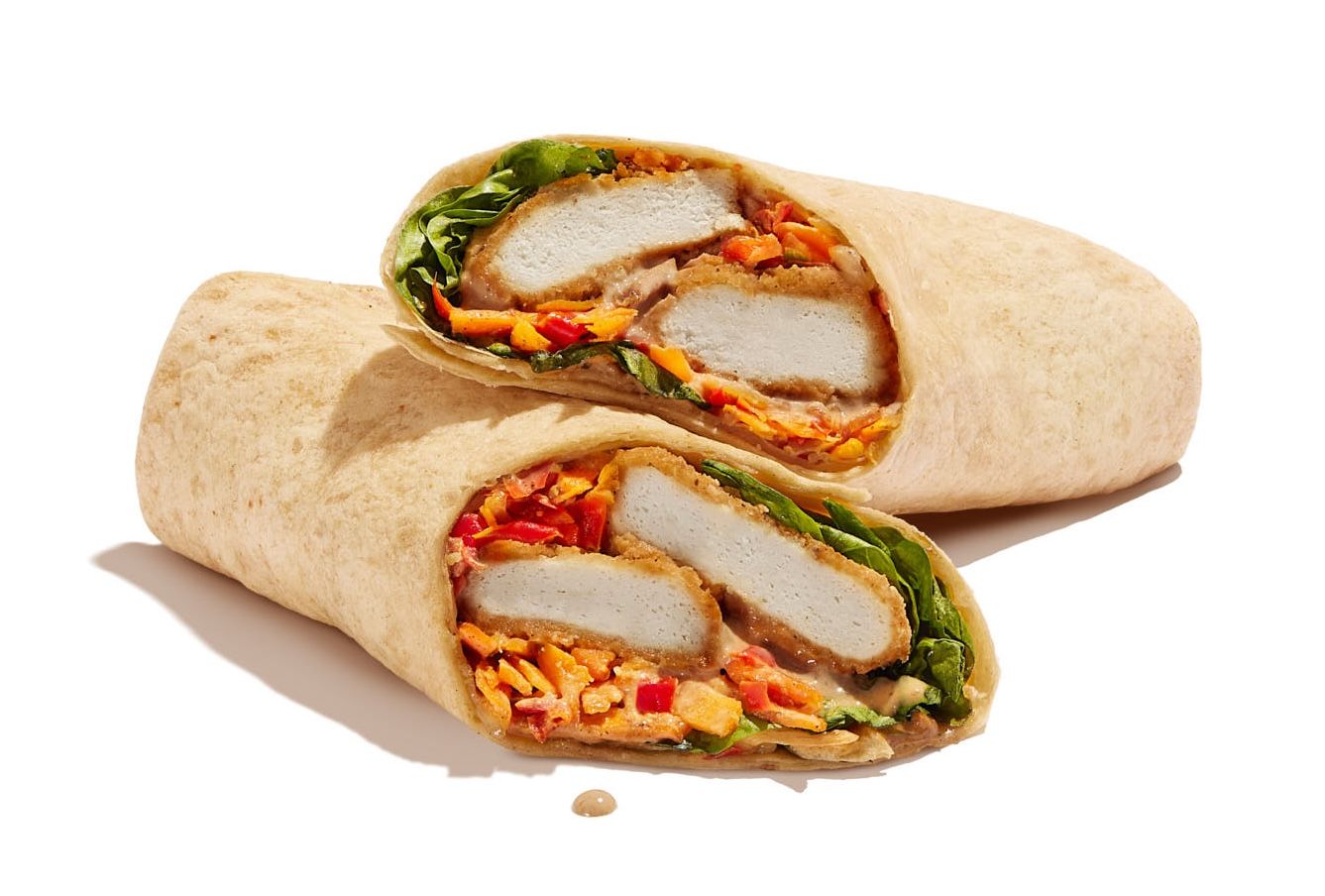 Crispy chicken wrap - Coop supermarket meal deal advertising photography - Nancy Anne - food and drink photographer