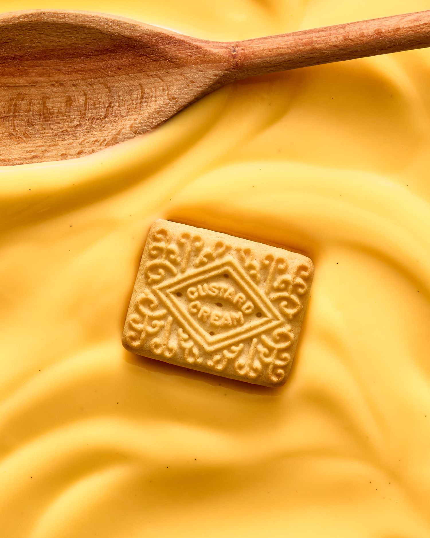 Custard cream biscuits photography - food photography - Nancy Anne - food and drink photographer London