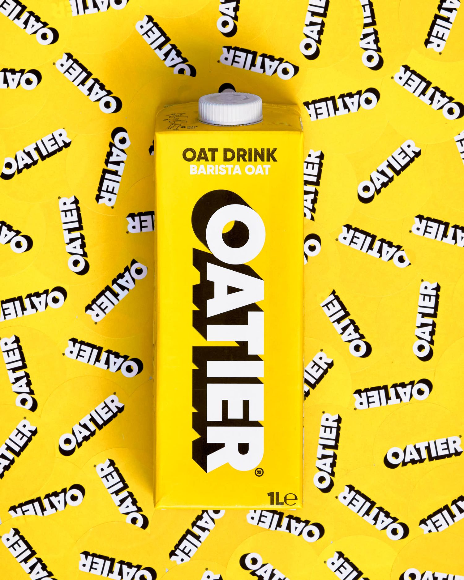 Oatier oat milk product photography - drink brand photography - Nancy Anne - energetic, dynamic product photographer - plant-based photos