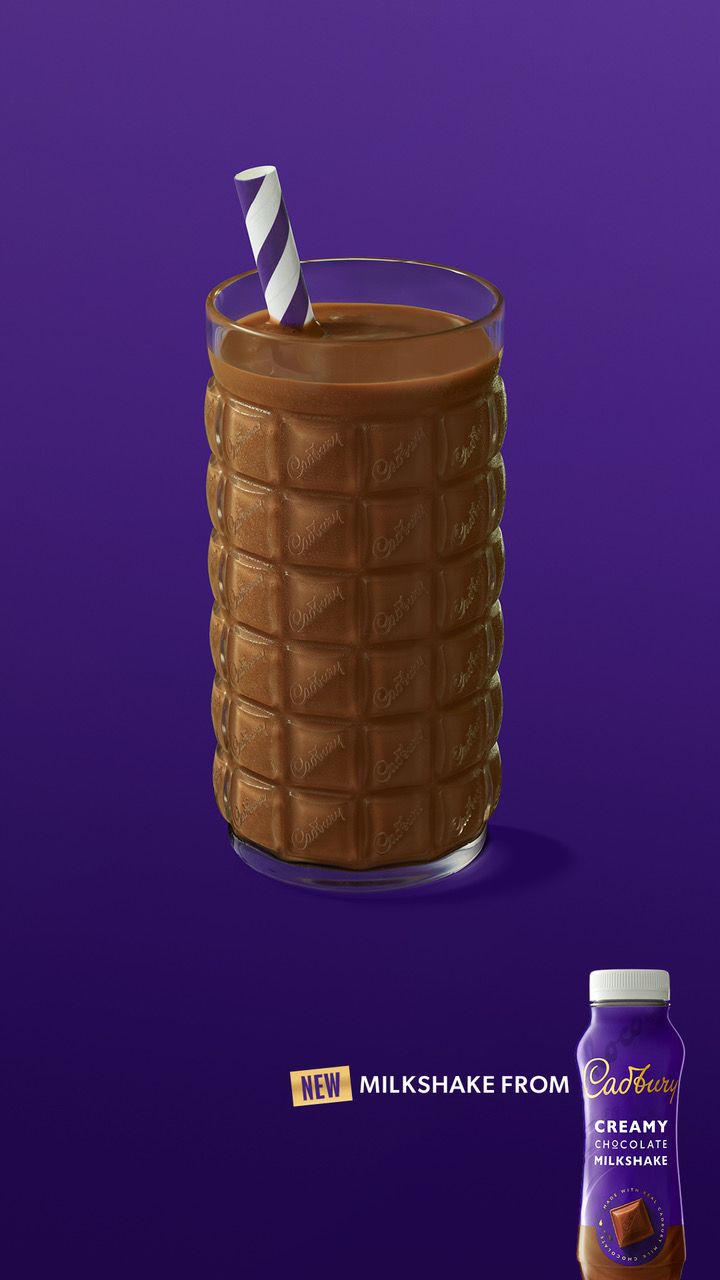 Muller Cadbury chocolate milkshake photography - Muller Cadbury advertising photography - Nancy Anne - Commercial food drink photographer