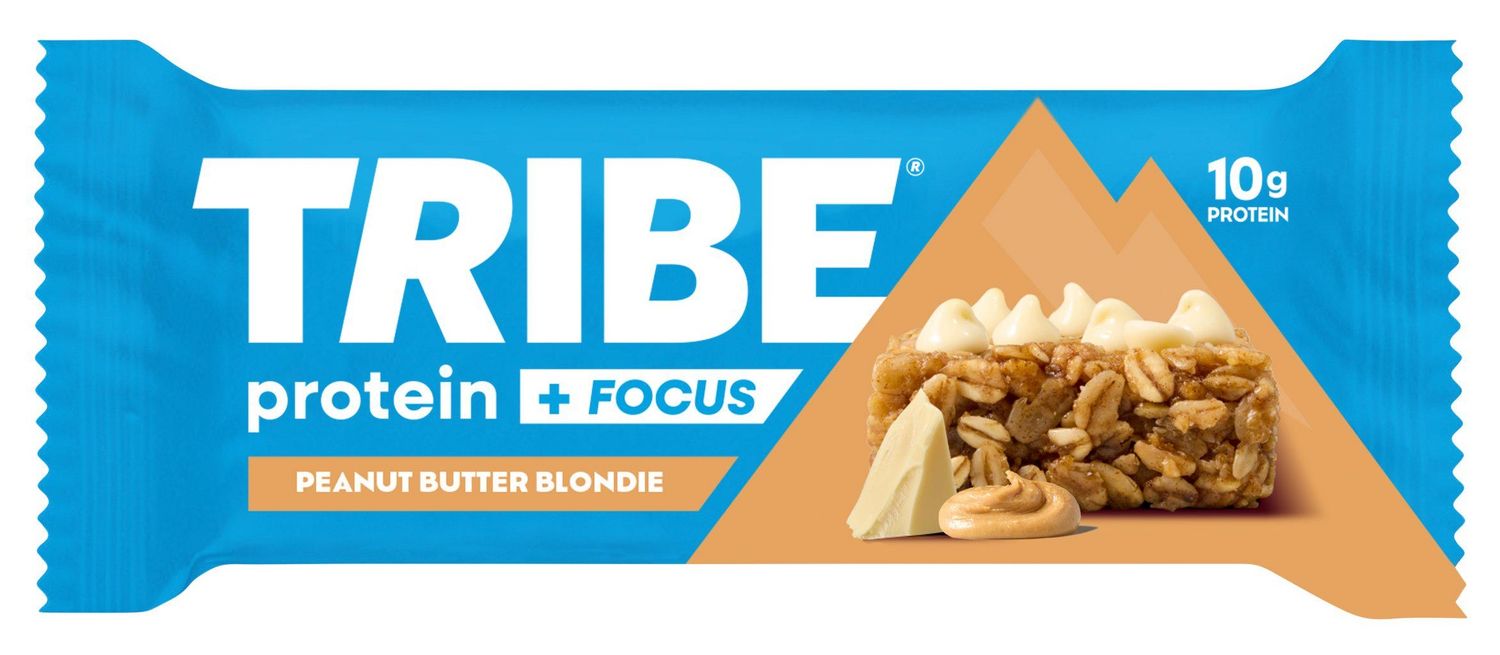 Tribe protein energy bars packaging photography by Nancy Anne. Food photographer London.