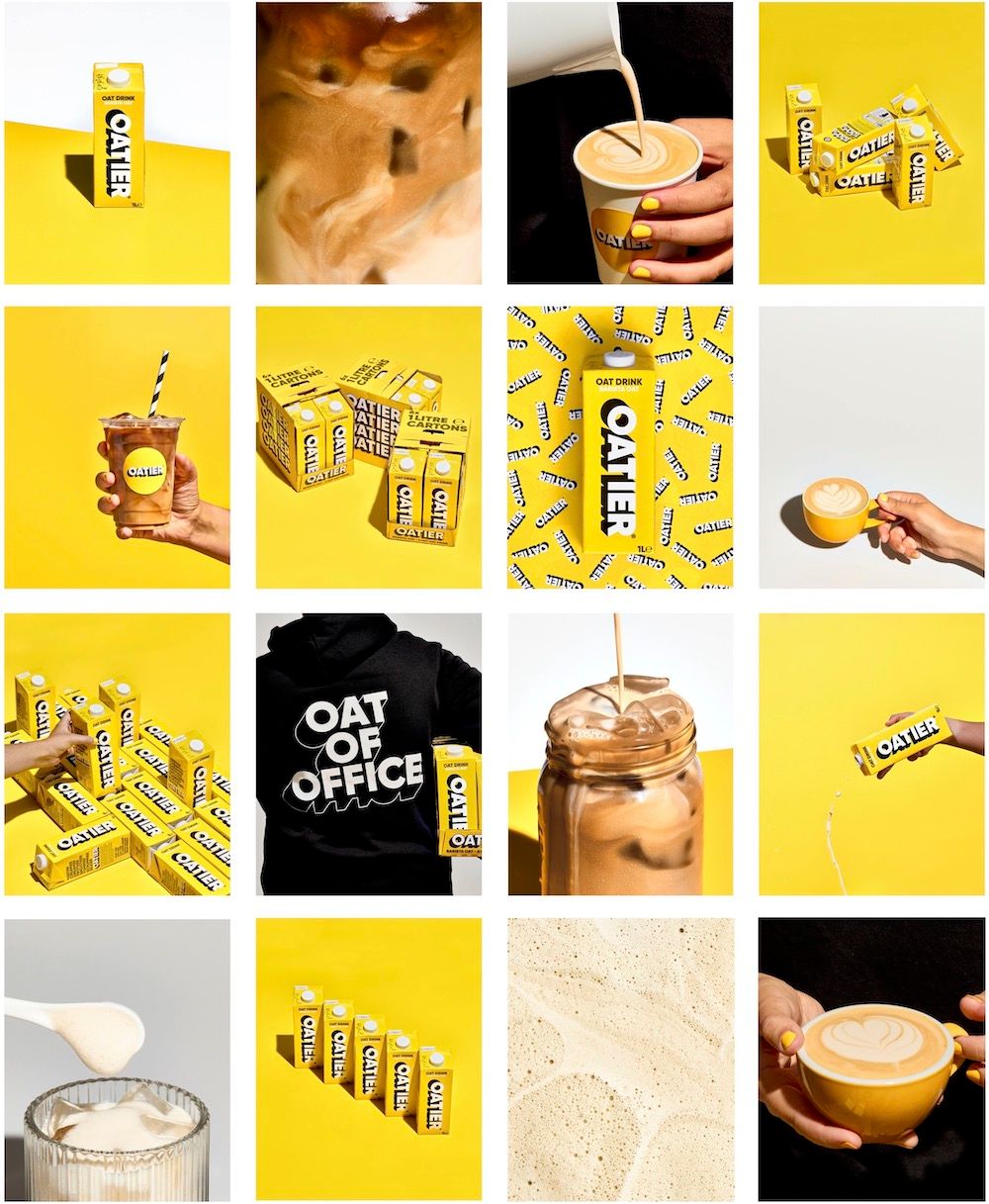 Colourful product photography case study - Oatier oat milk drink - colourful product photographer - Nancy Anne
