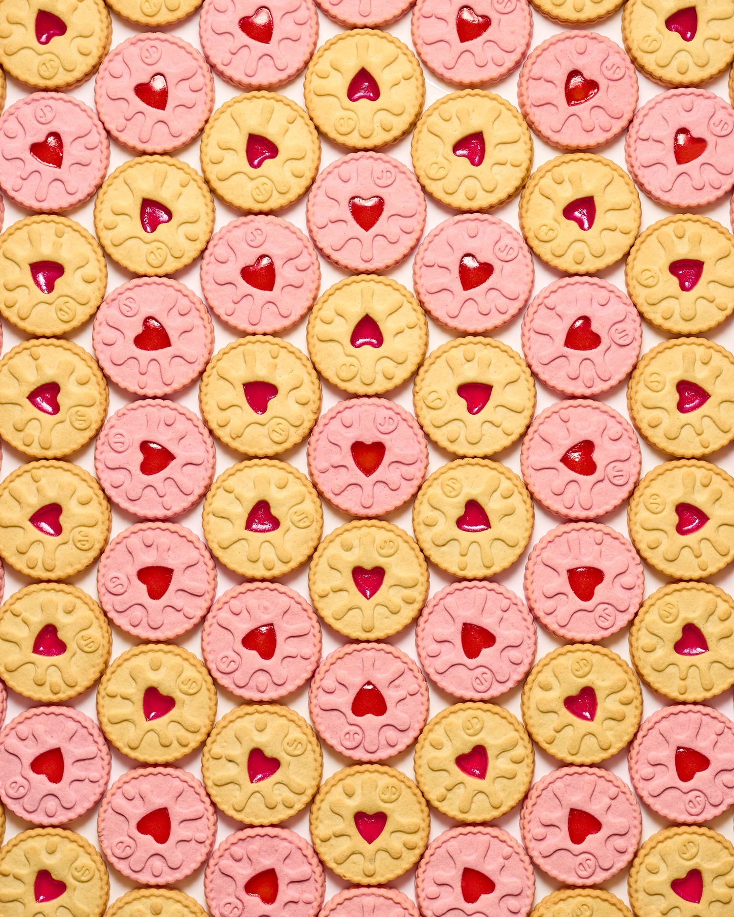 Jammie Dodgers biscuits photography - food photography - Nancy Anne - food and drink photographer London