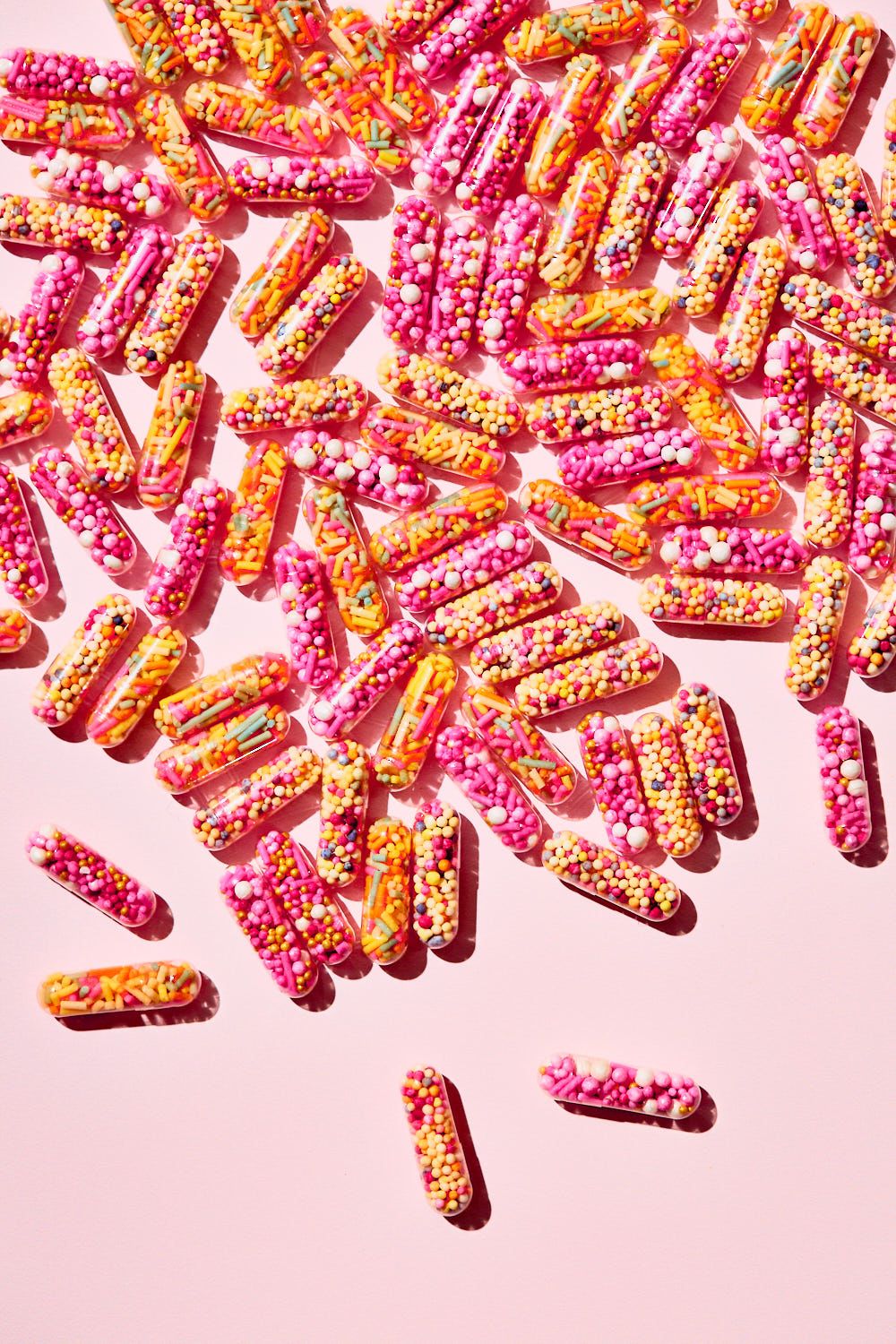 Beauty vitamin supplement photography - pill vitamin pattern