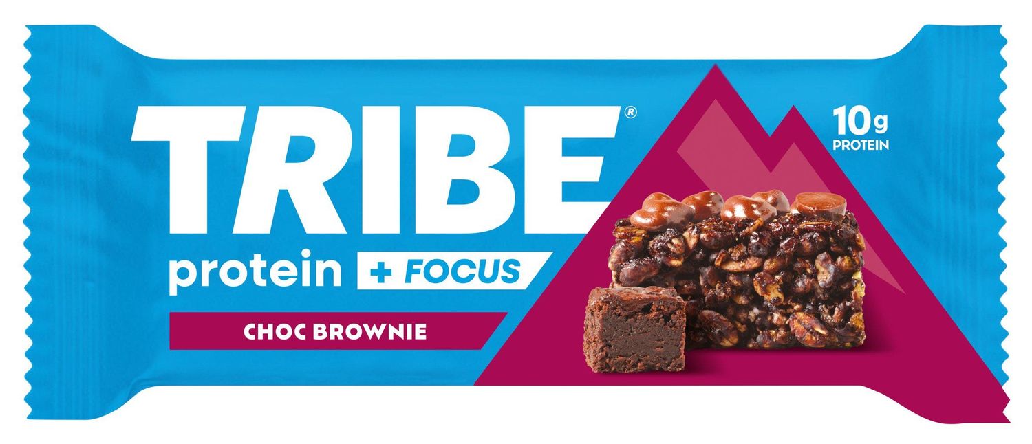 Tribe protein energy bars packaging photography by Nancy Anne. Food photographer London.