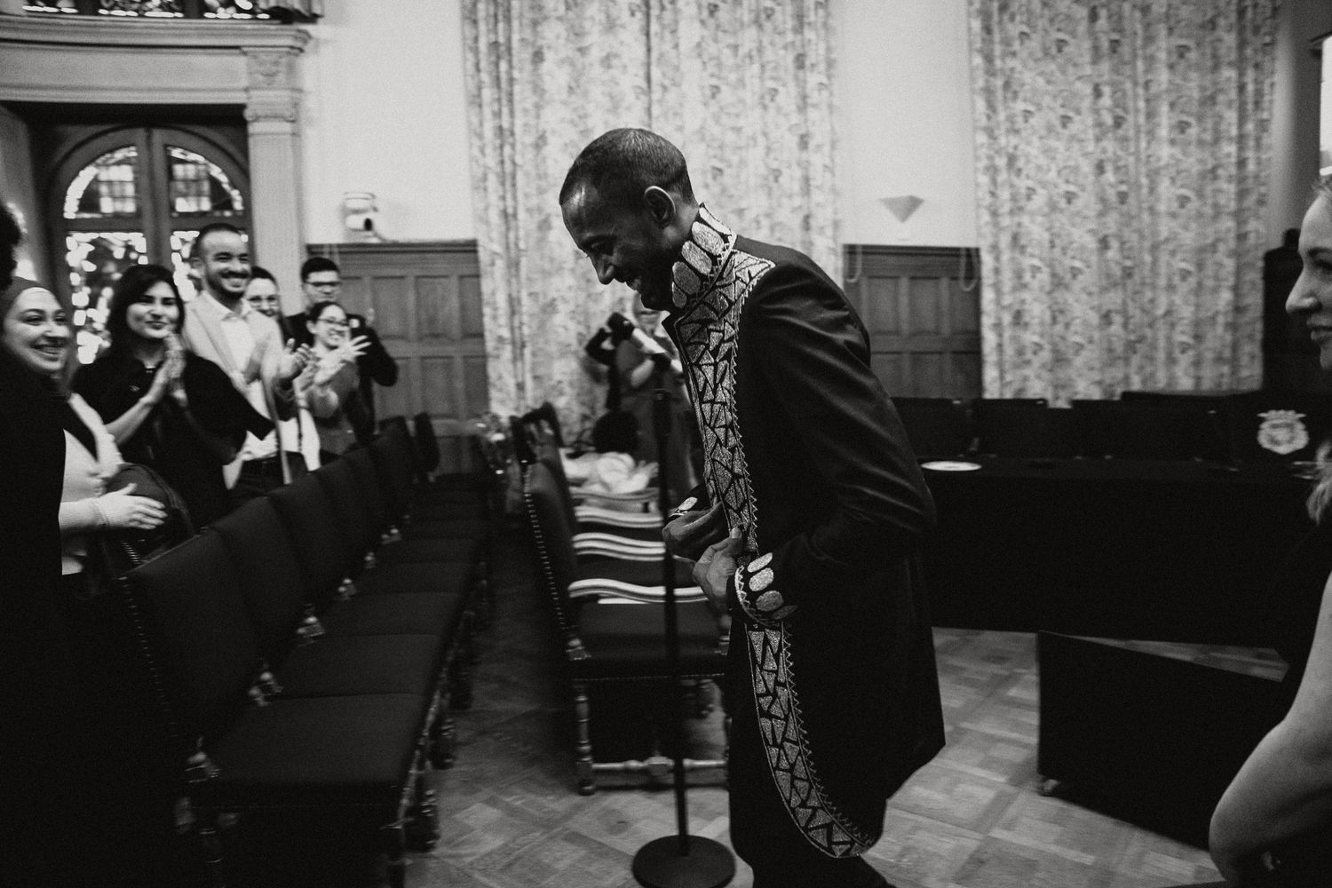 PhD candidate after receiving diploma at the Rijksuniversiteit in Groningen