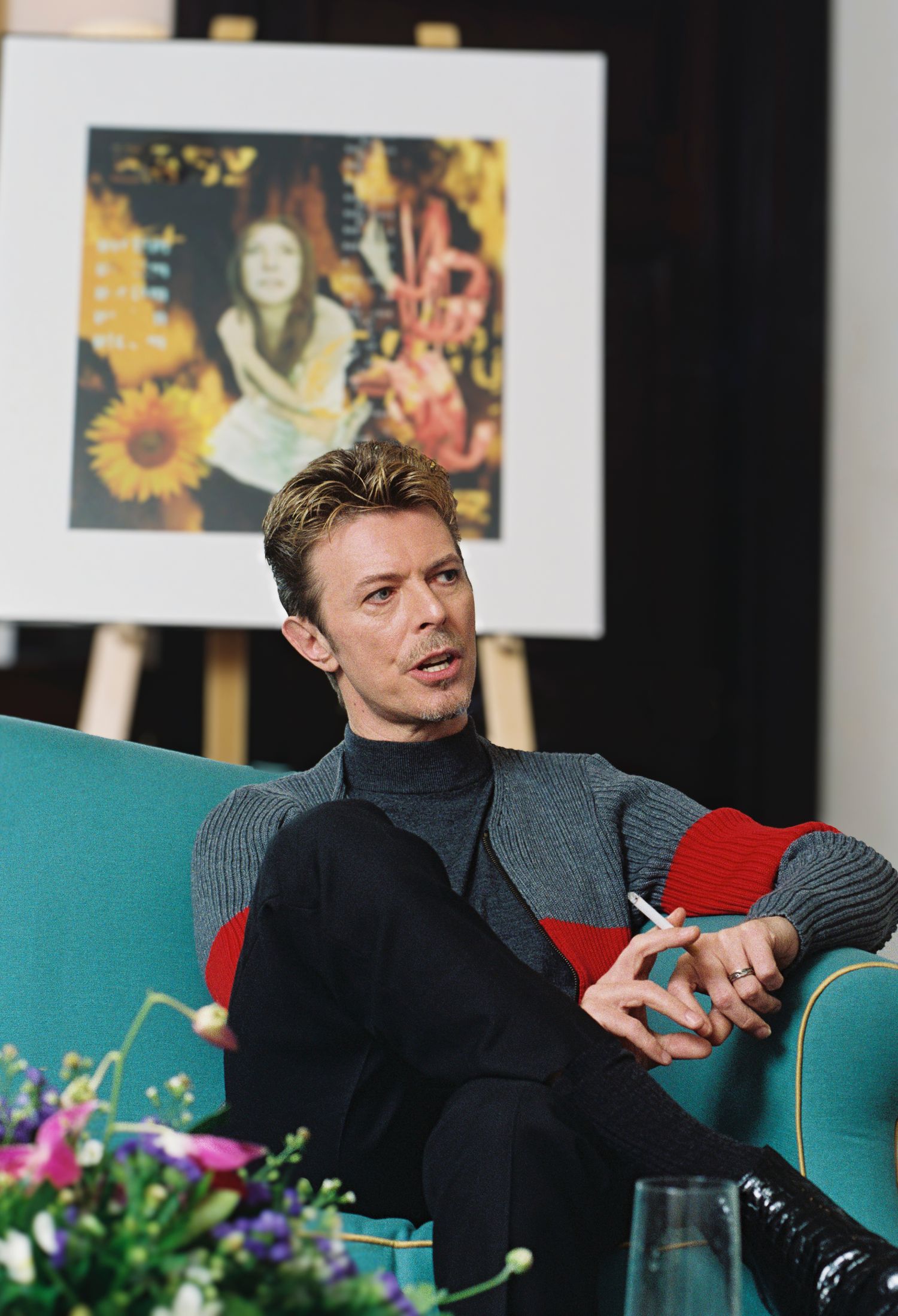 David Bowie at the Chelsea Harbour Hotel
Photograph by Danny Elwes