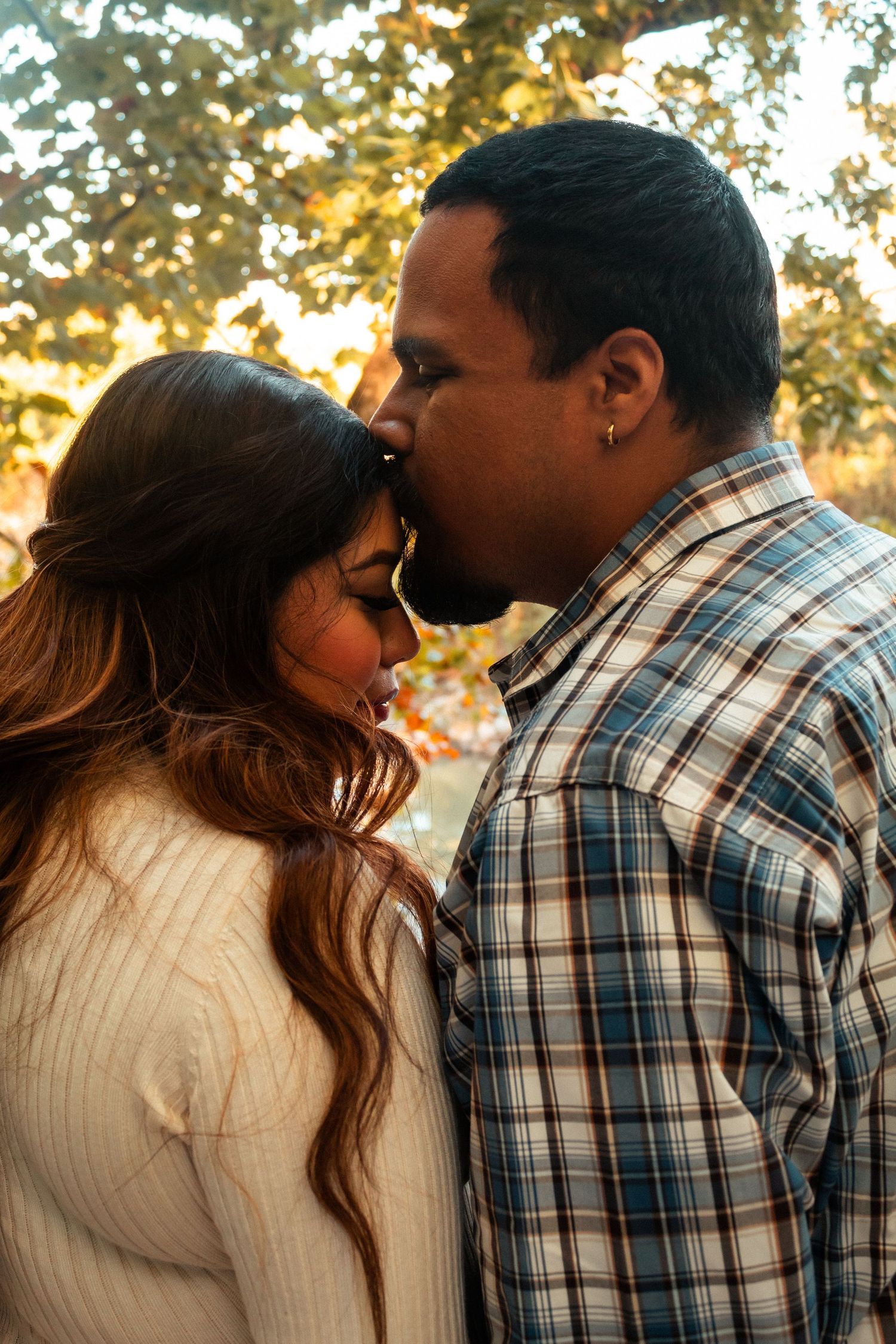 kiss on forehead
