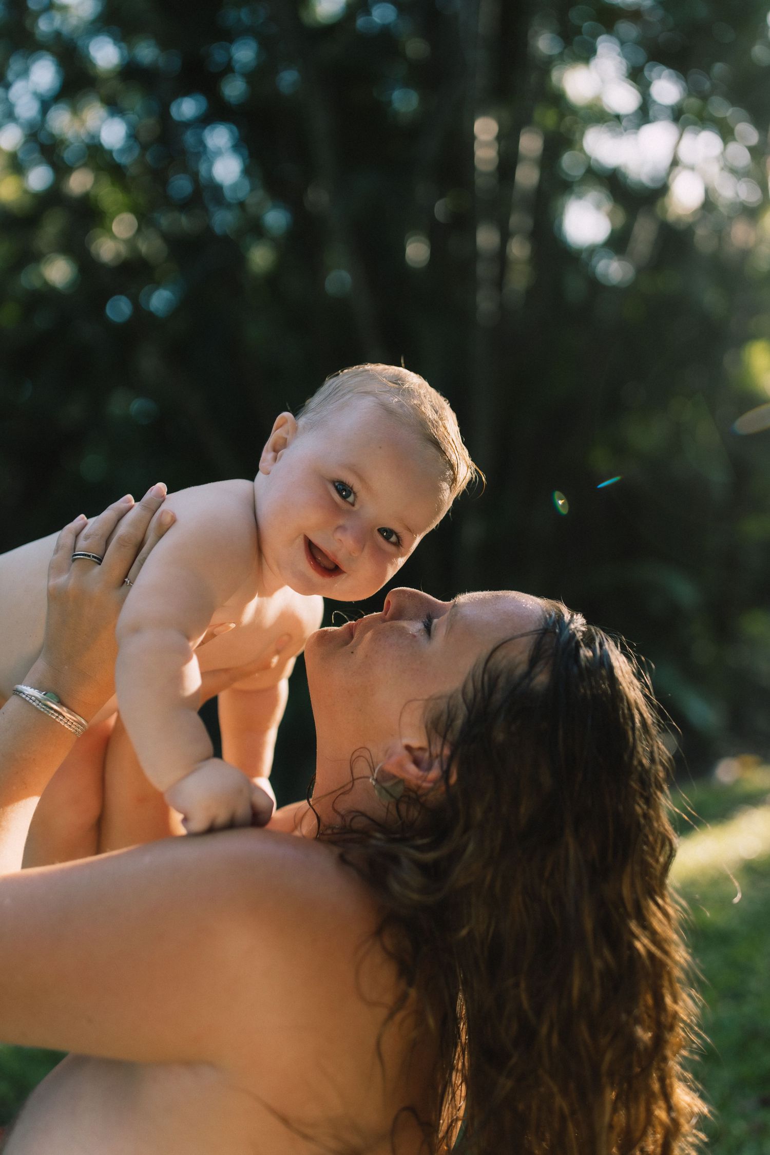 mother and son