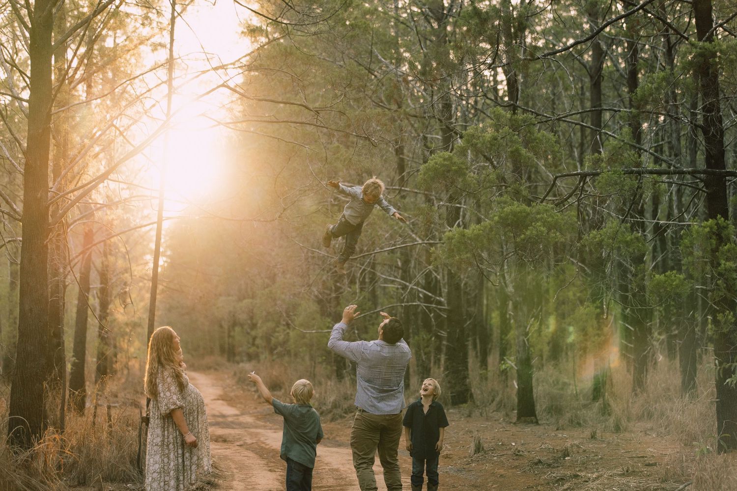 Howard Springs Pine Forest family session