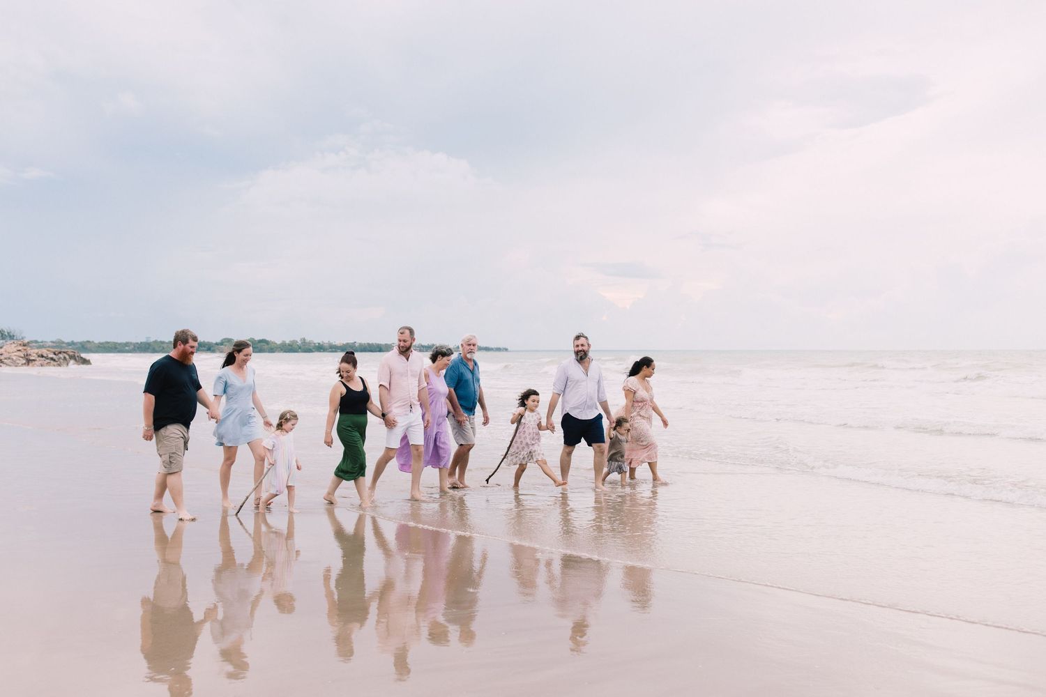 Darwin extended family beach session