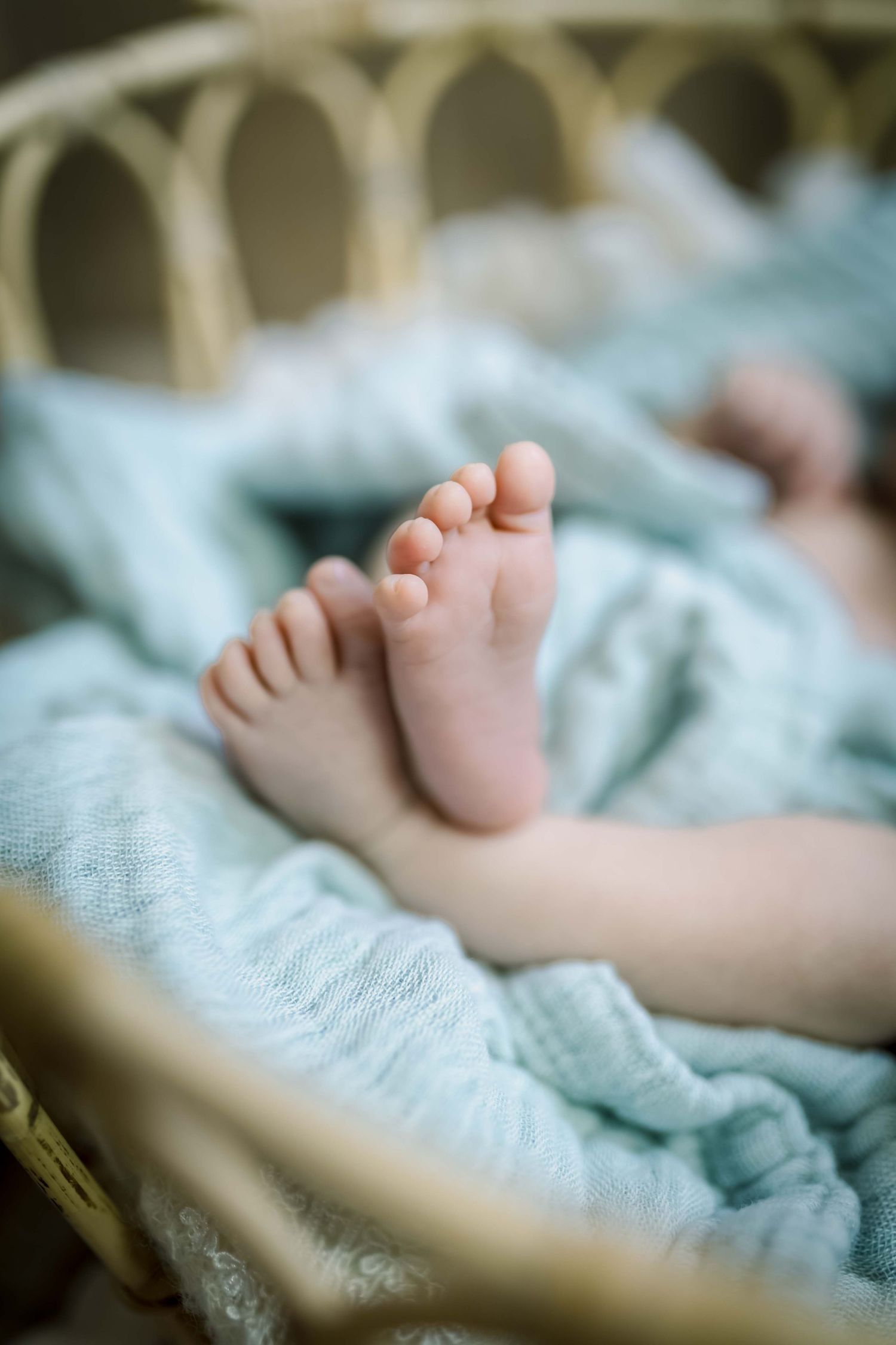Babyfüsse fotografiert im Tageslichtstudio in Denkendorf