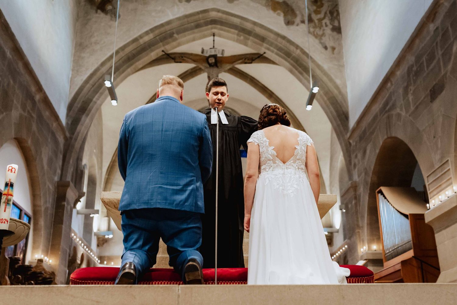 kirchliche Hochzeit in Denkendorf, in der Klosterkirche Denkendorf, am Kloster Denkendorf