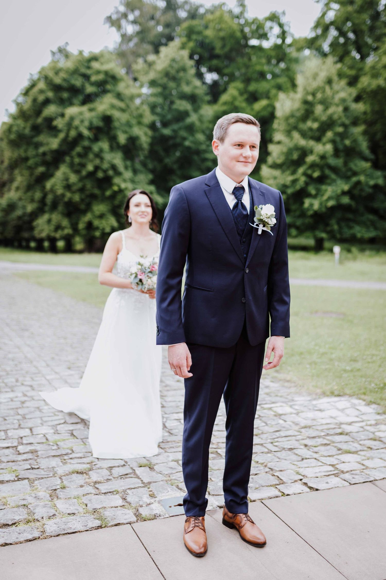 first Look, emotionale und romantische Hochzeit Schloss Ludwigsburg, Favotite Schloss