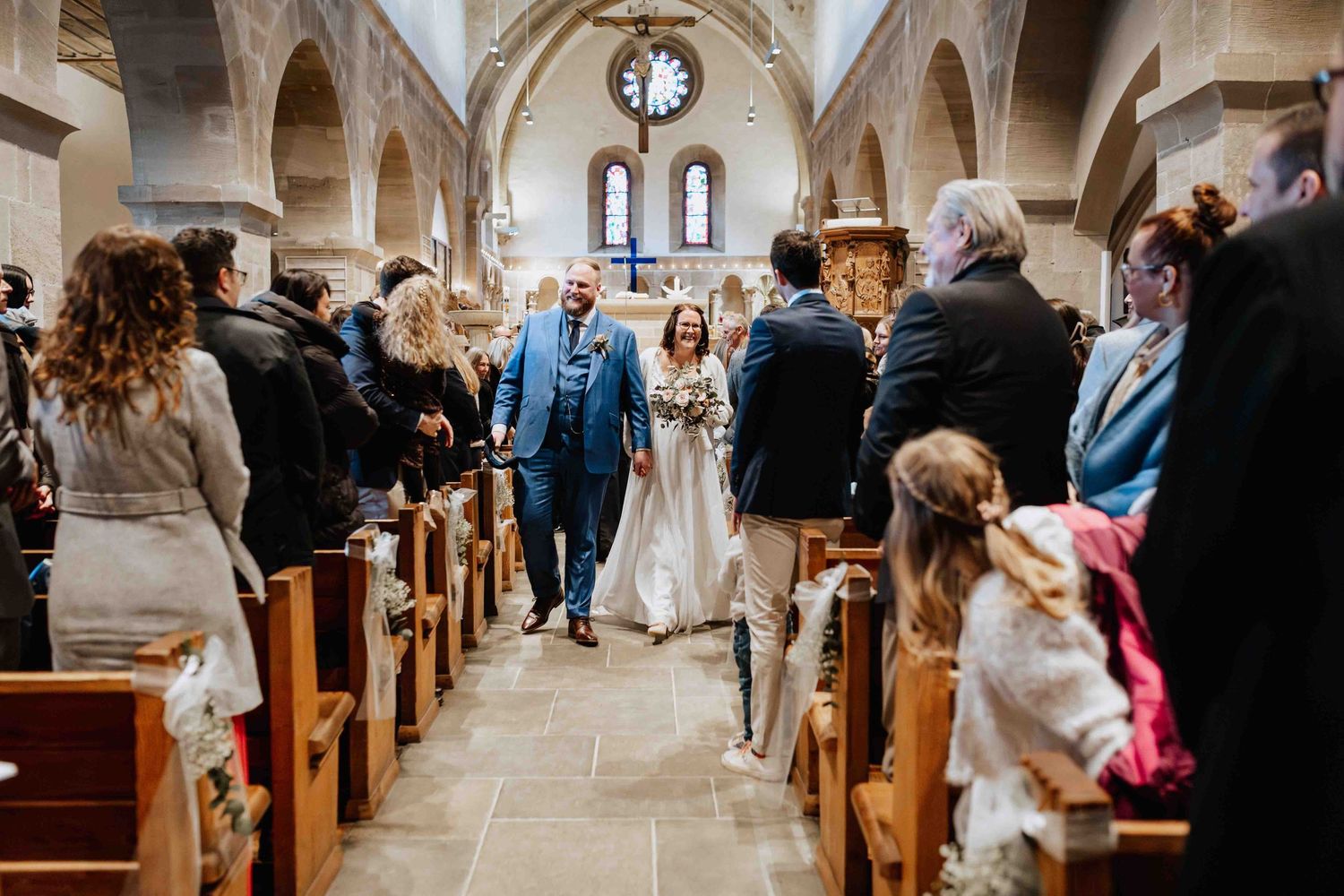 kirchliche Hochzeit in Denkendorf, in der Klosterkirche Denkendorf, am Kloster Denkendorf
