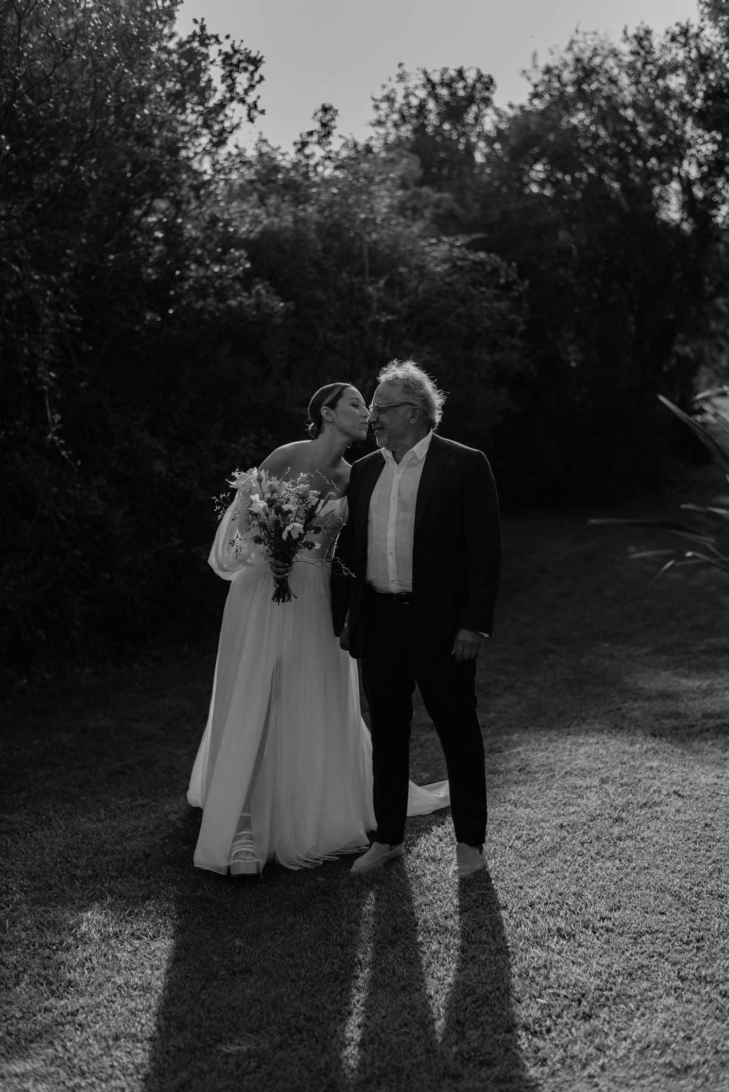 la marie avec son pere