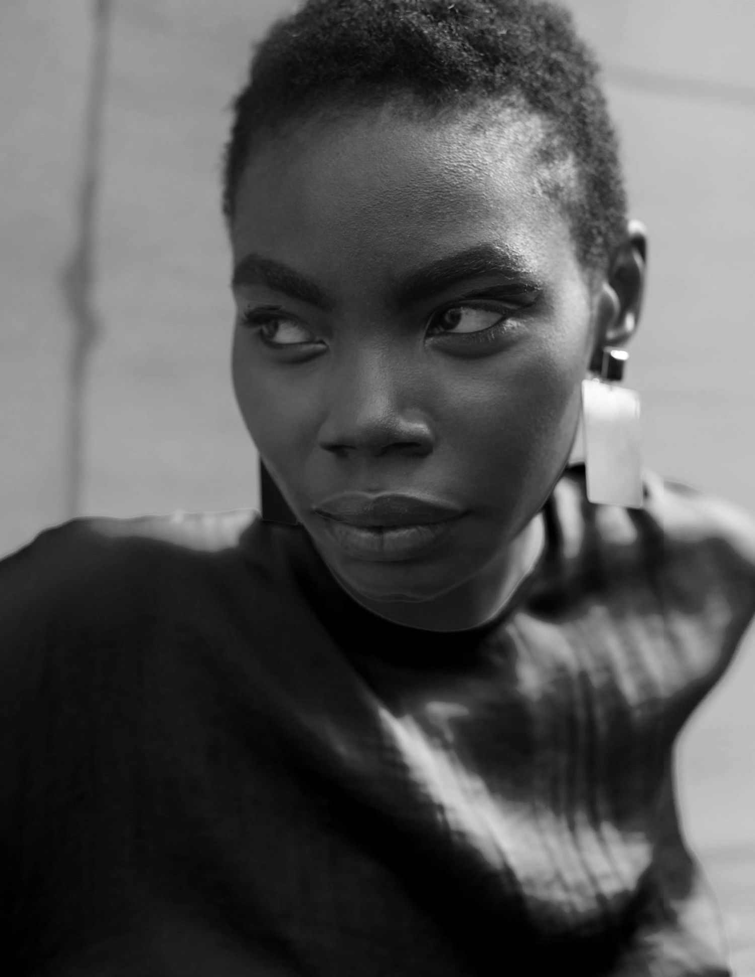 dramatic portrait paris fashion potographe