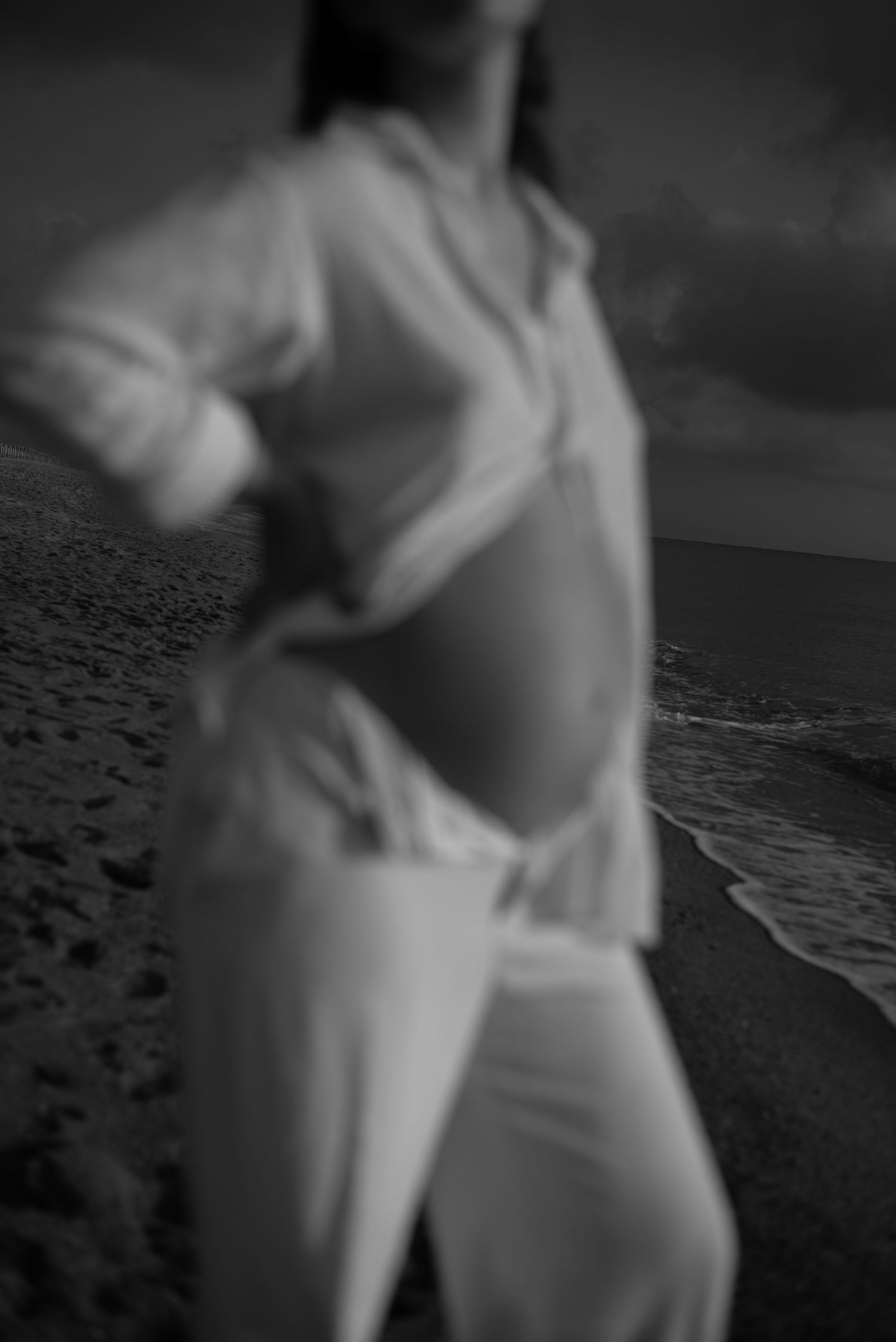 seance photo grossesse a la mer Perpignan