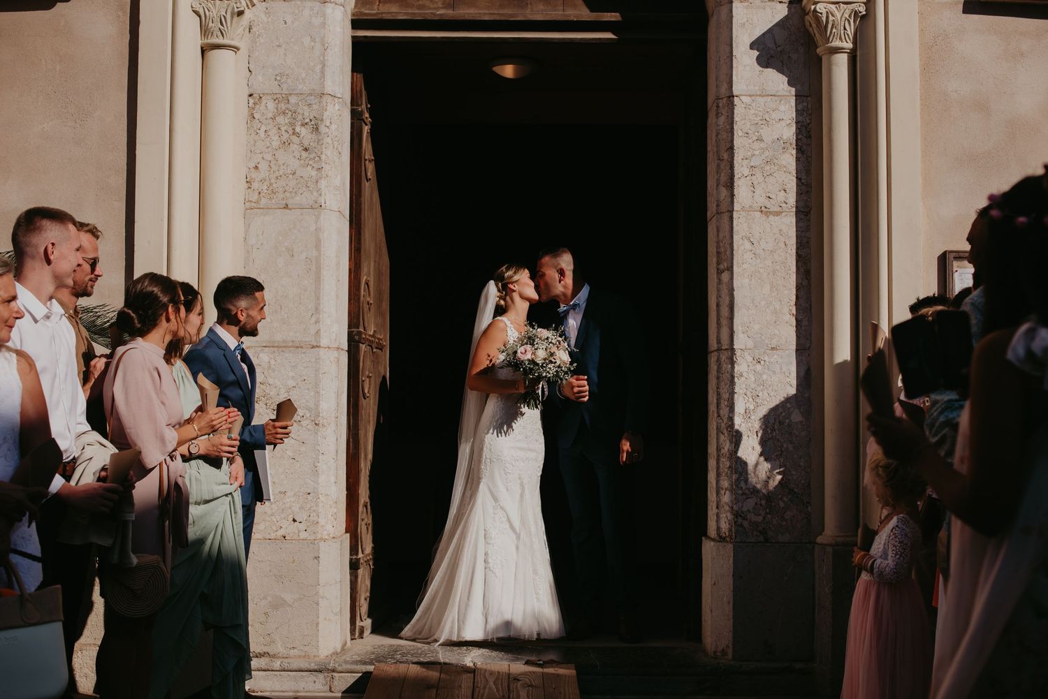 Sortie d'eglise mariage a Perpignan