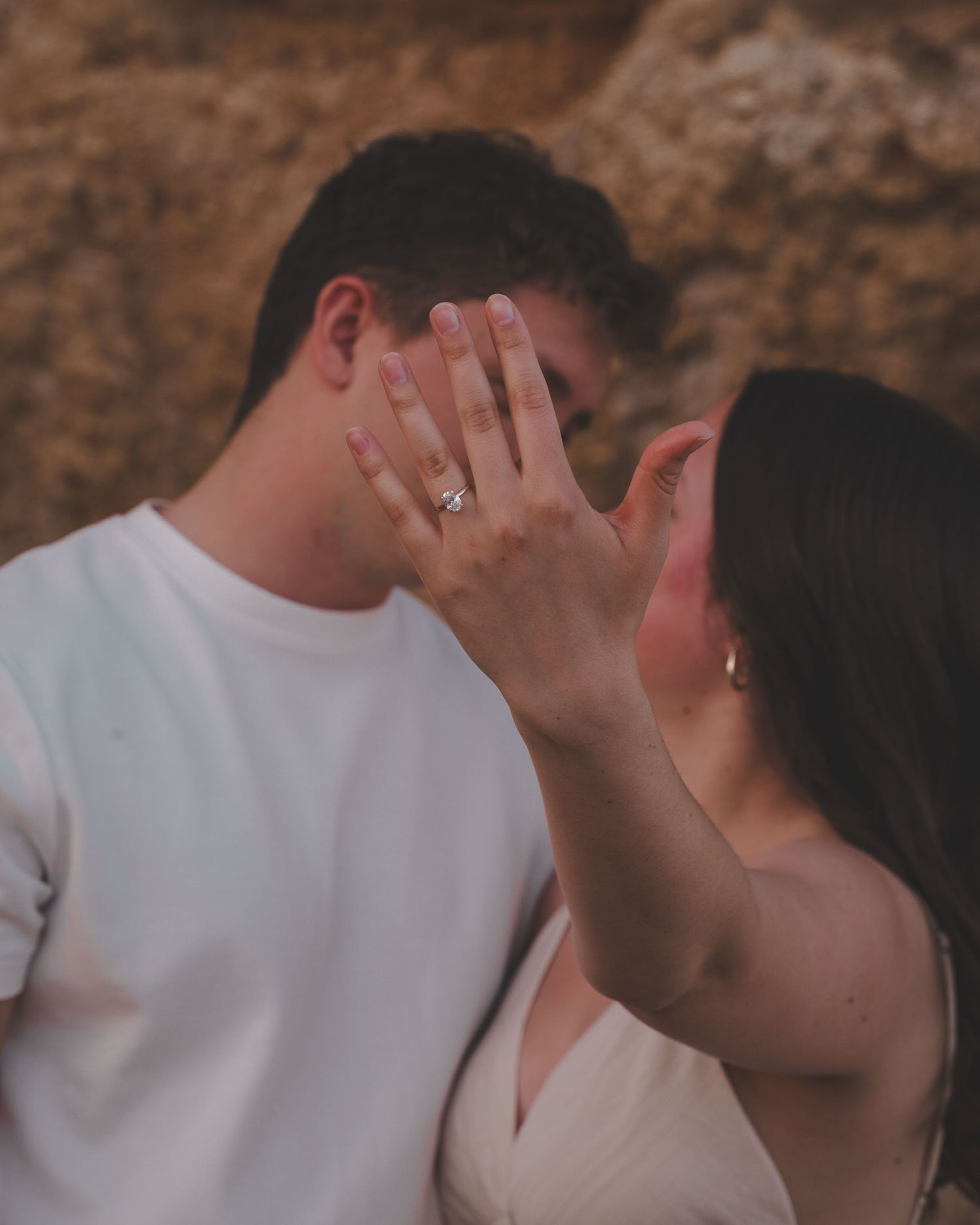 Engagement photoshoot at Praia Dona Ana, Lagos