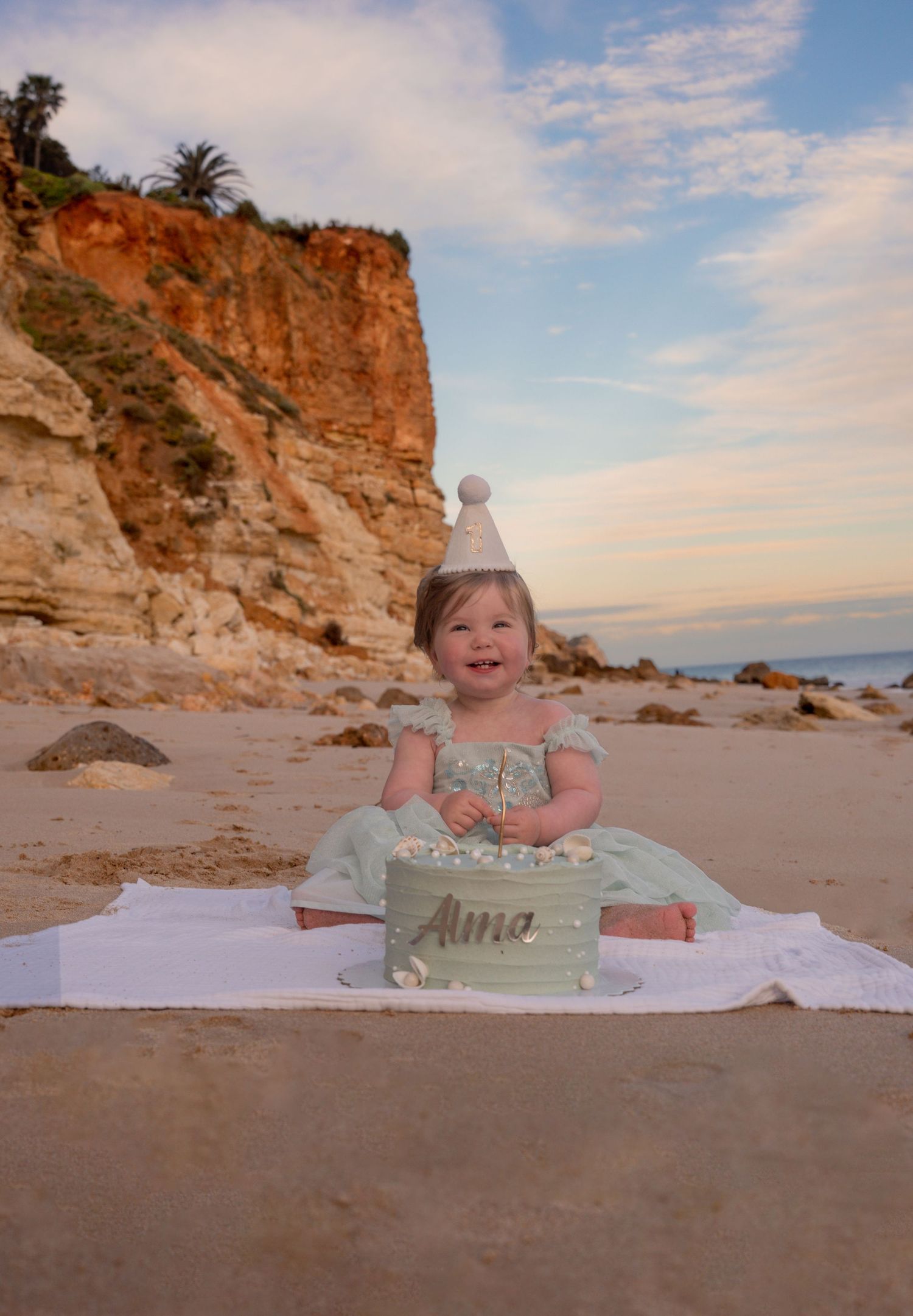 First birthday shoot Luz, Algarve Portugal