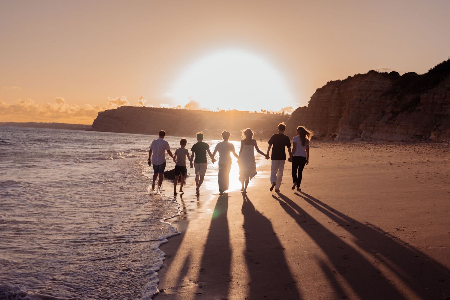 Family photoshoot in Lagos, Portugal