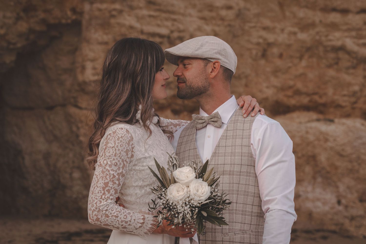 Wedding photoshoot at Praia Dona Ana, Algarve Portugal