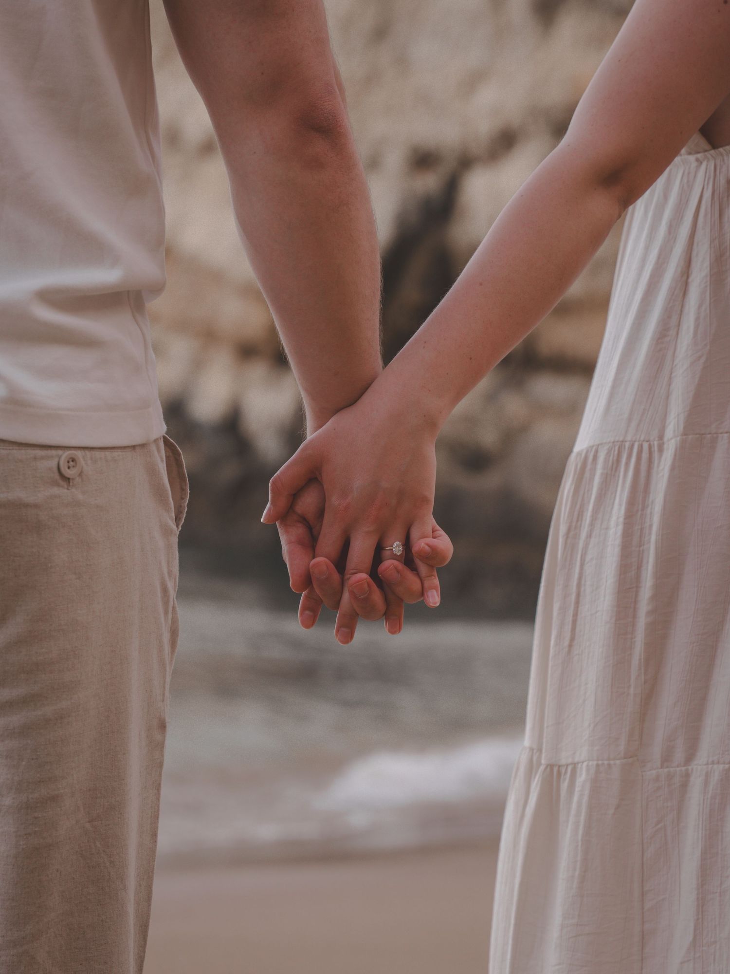 Secret Proposal photoshoot at Praia Dona Ana, Algarve Portugal