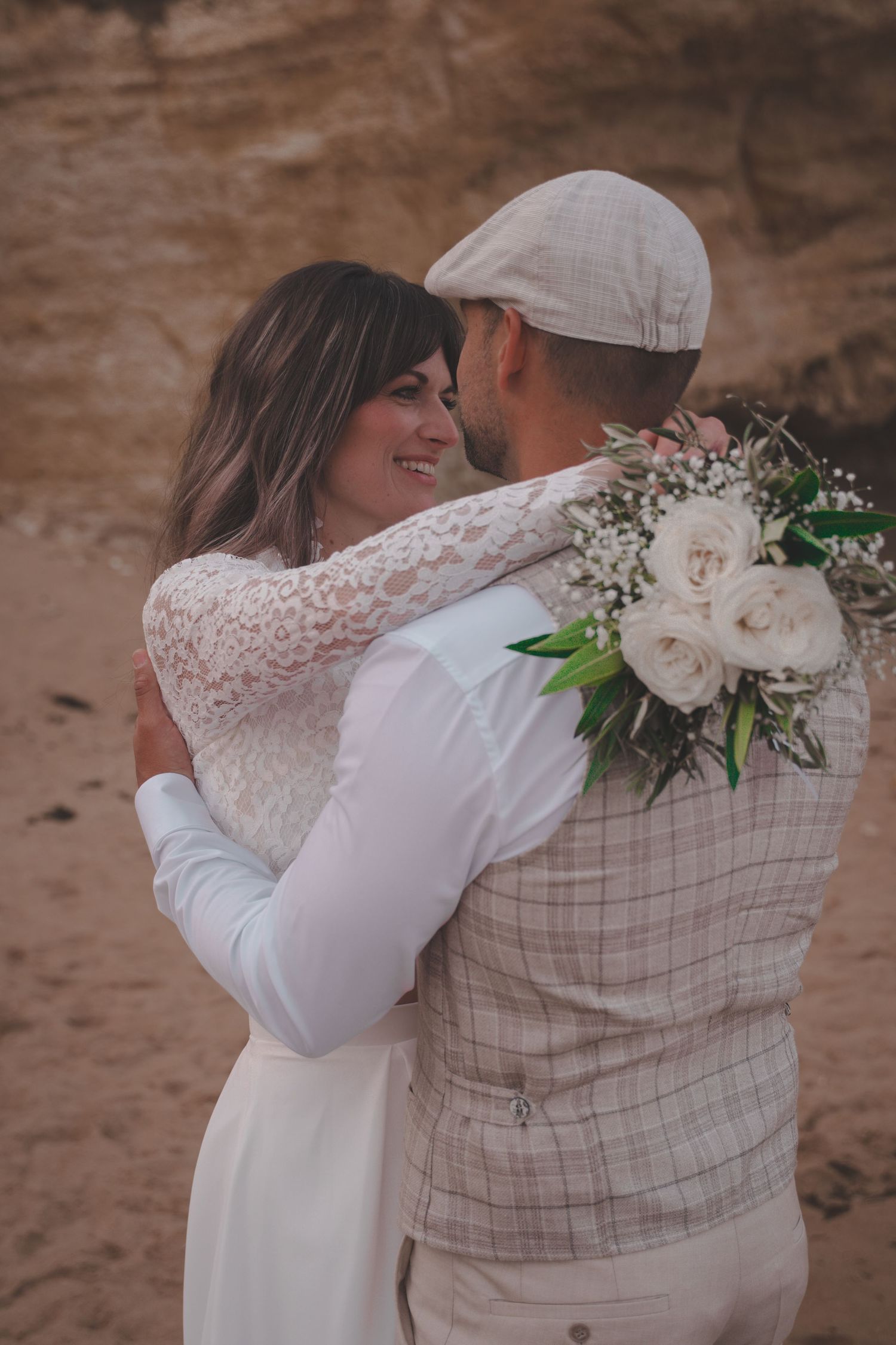 Wedding photoshoot at Praia Dona Ana, Algarve Portugal