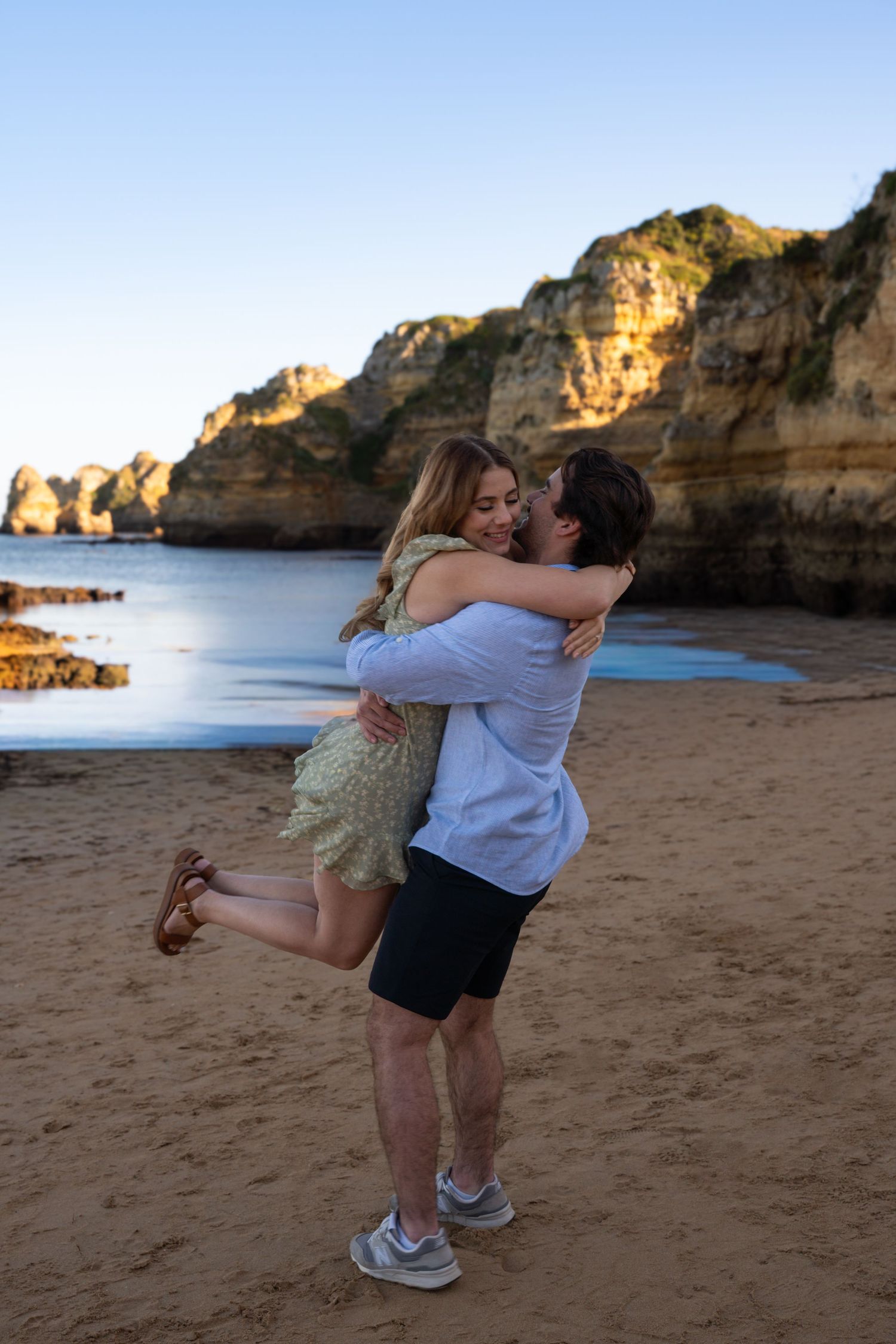 Proposal shoot in Lagos Algarve Portugal