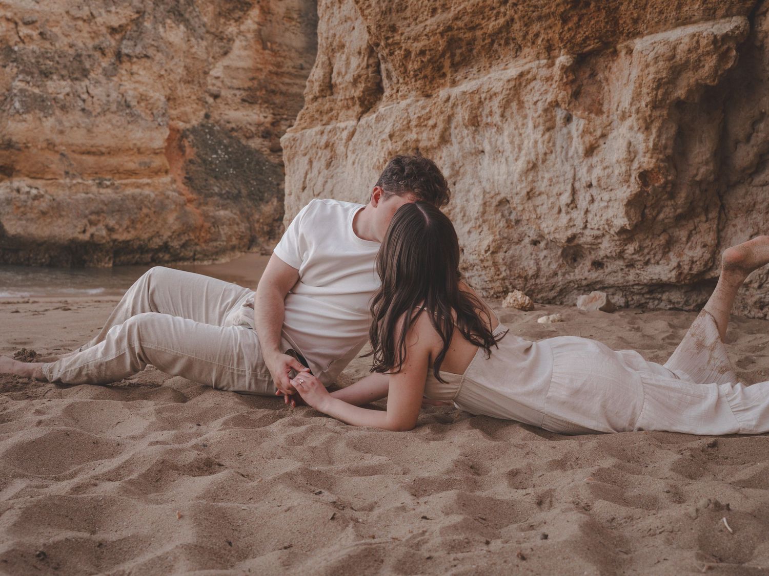 Secret Proposal photoshoot at Praia Dona Ana, Algarve Portugal
