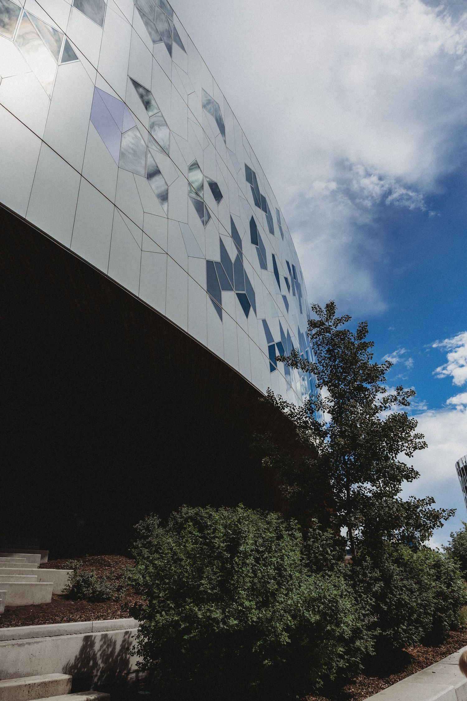 Entrance of the Central Calgary Public Library. Calgary Family Photographer