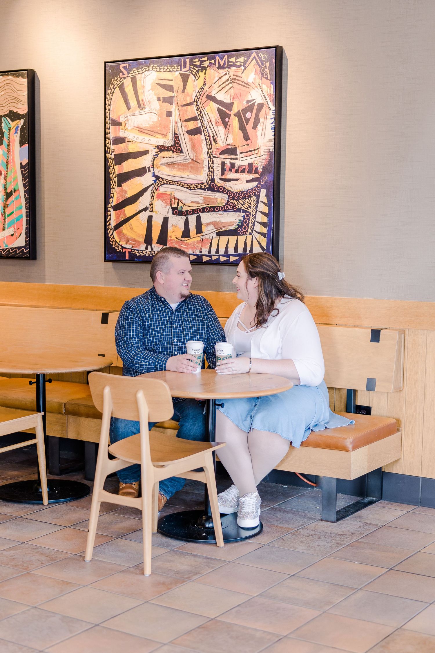 Starbucks Engagement Portrait Session