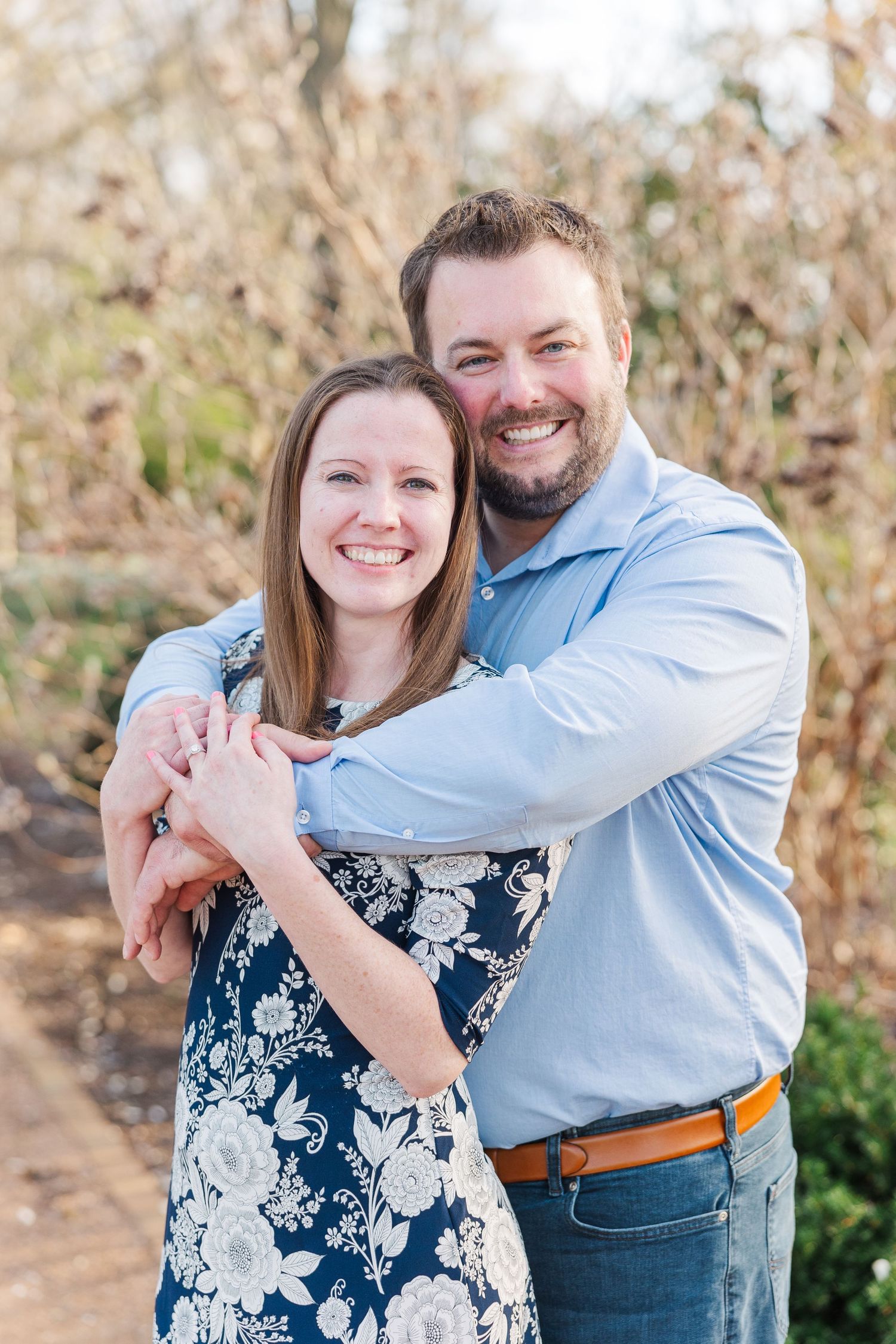 Spring Engagement Portrait Session at Cantigny Park in Winfield, Illinois