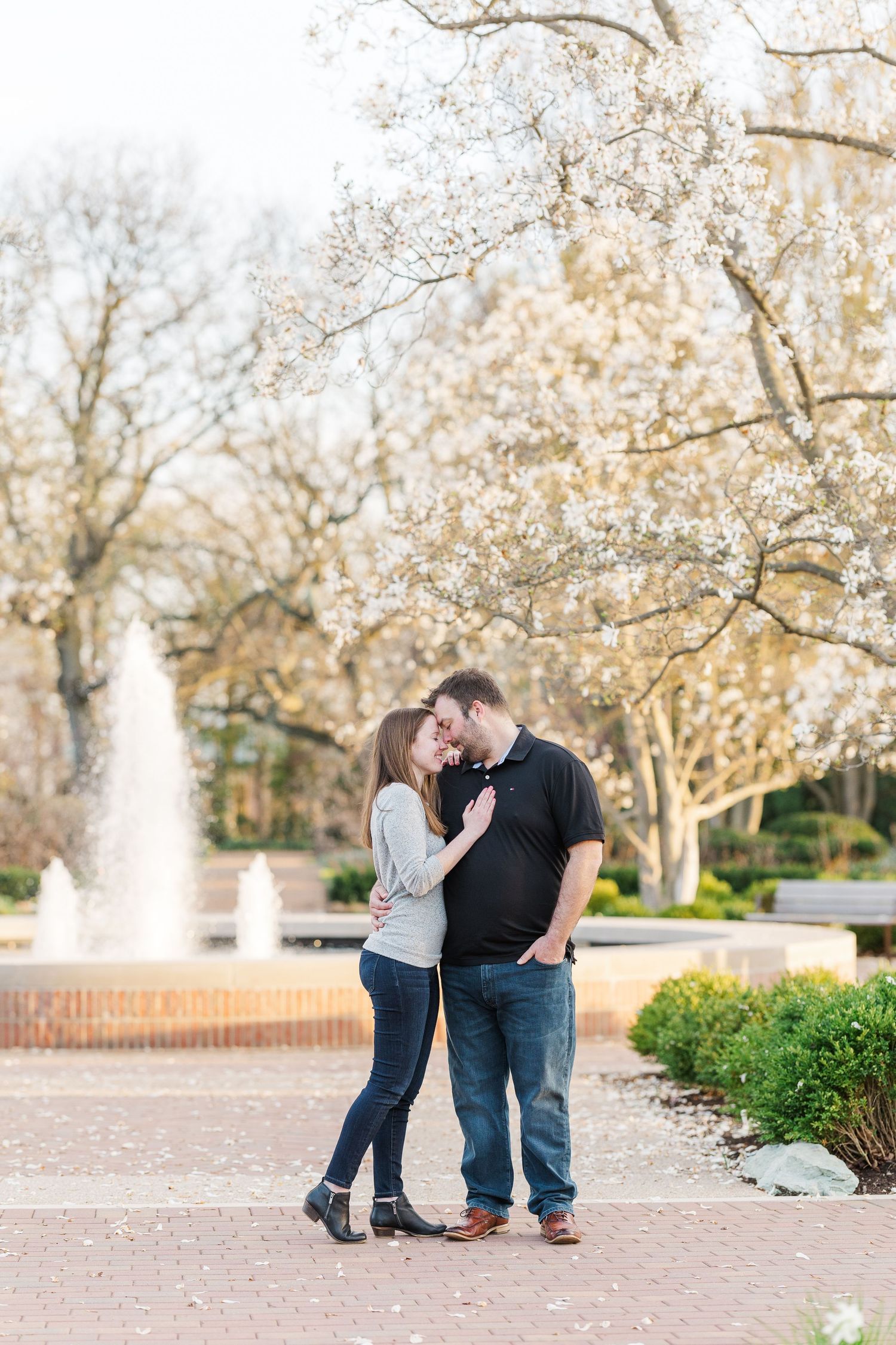 Spring Engagement Portrait Session at Cantigny Park in Winfield, Illinois