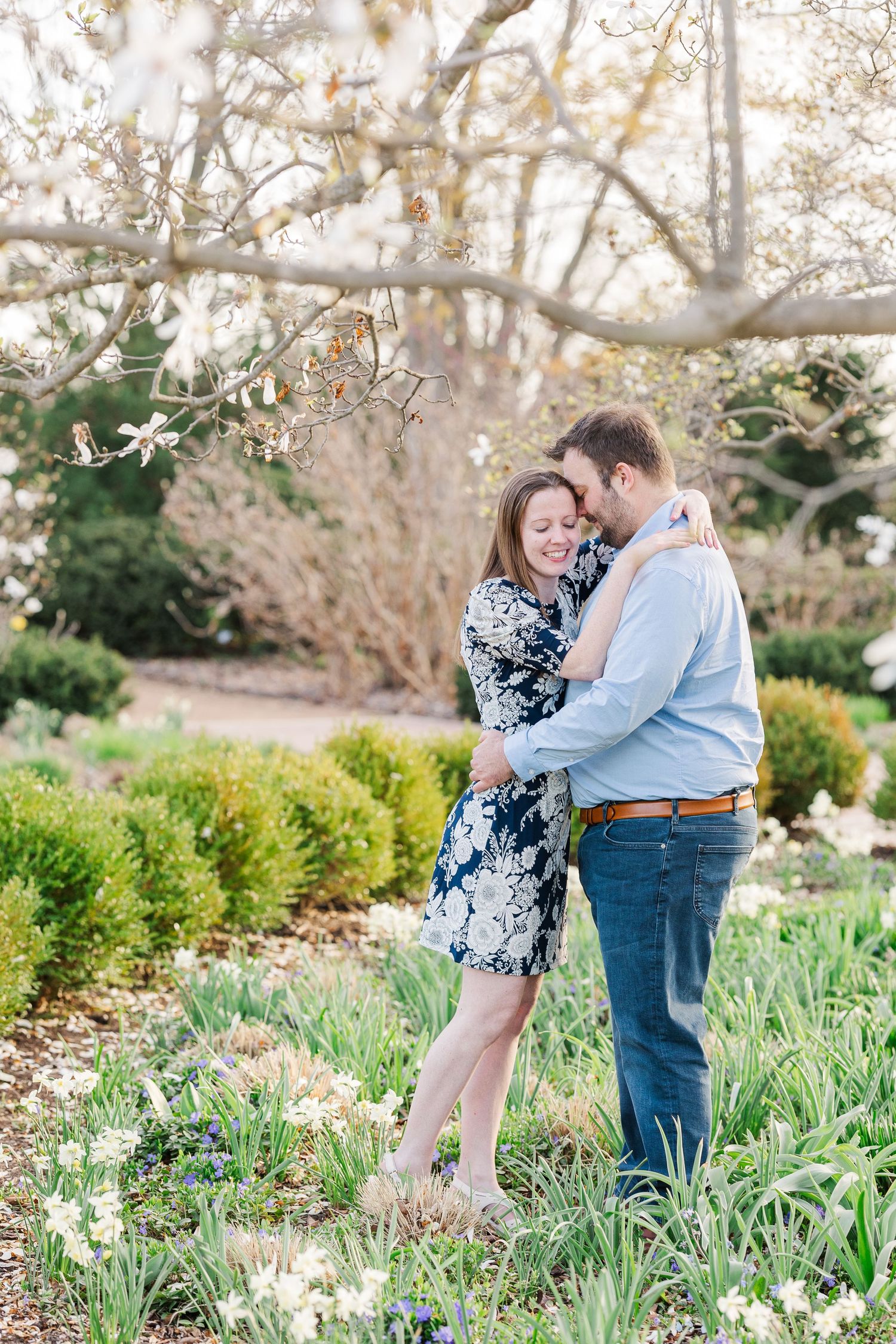 Spring Engagement Portrait Session at Cantigny Park in Winfield, Illinois