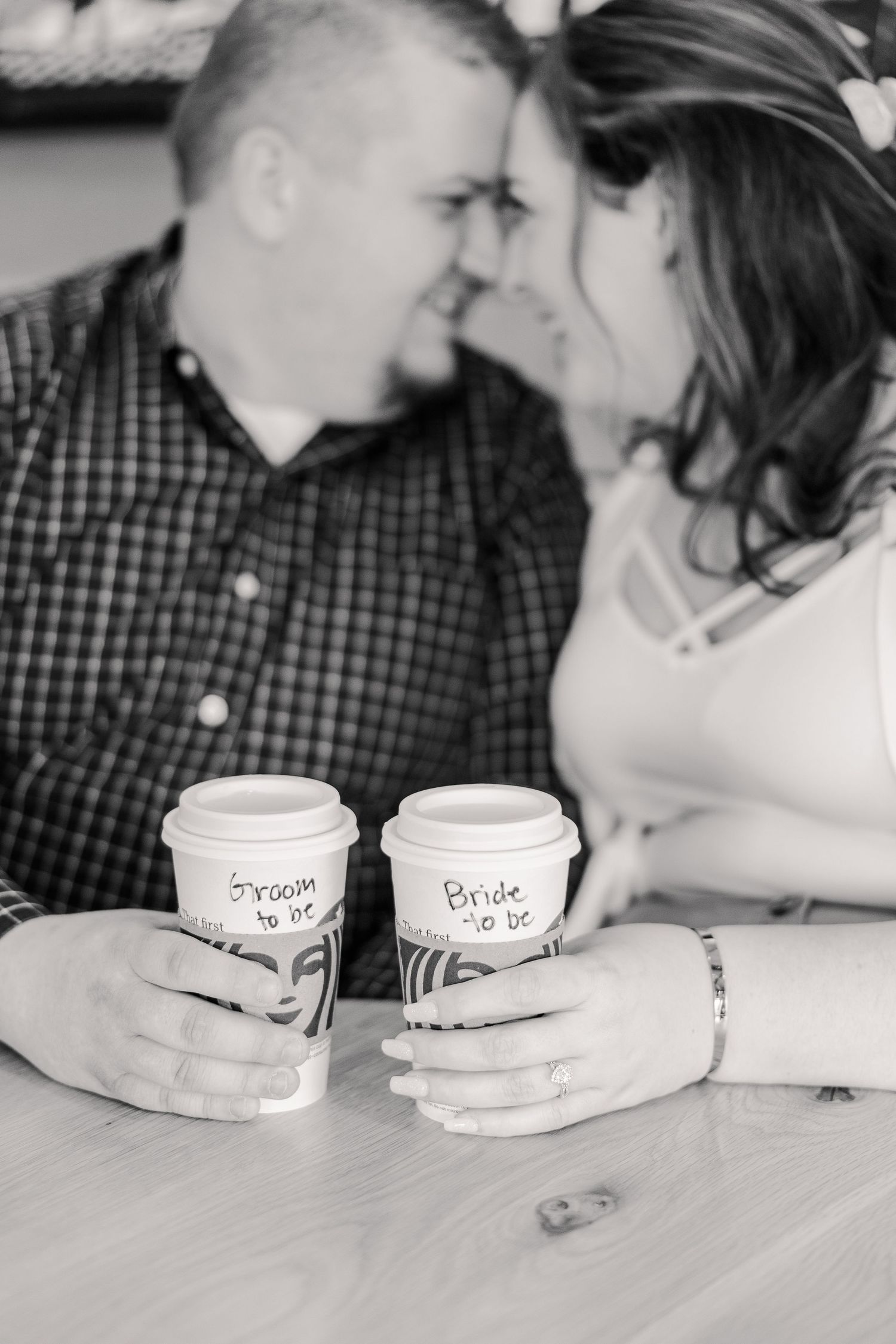 Starbucks Engagement Portrait Session