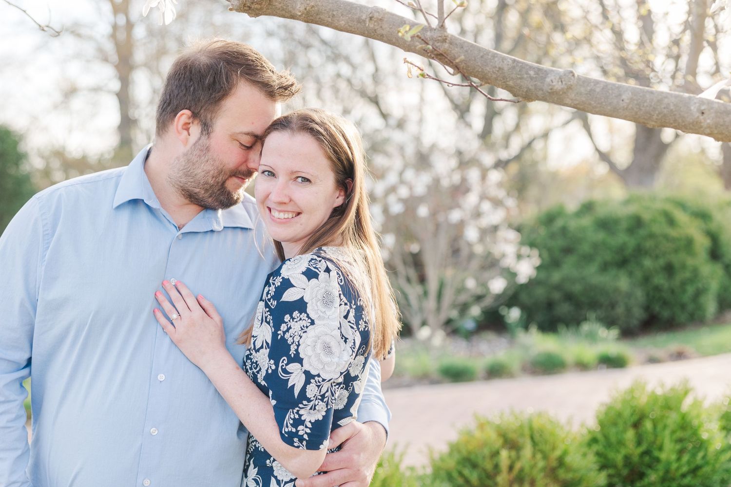 Spring Engagement Portrait Session at Cantigny Park in Winfield, Illinois