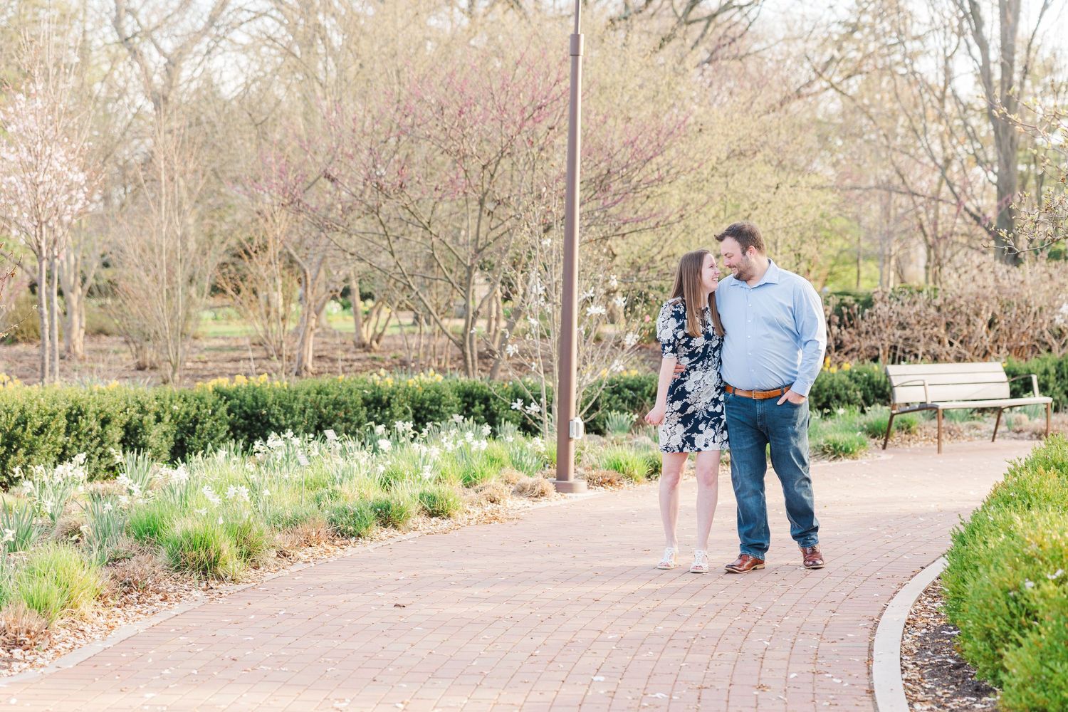 Spring Engagement Portrait Session at Cantigny Park in Winfield, Illinois